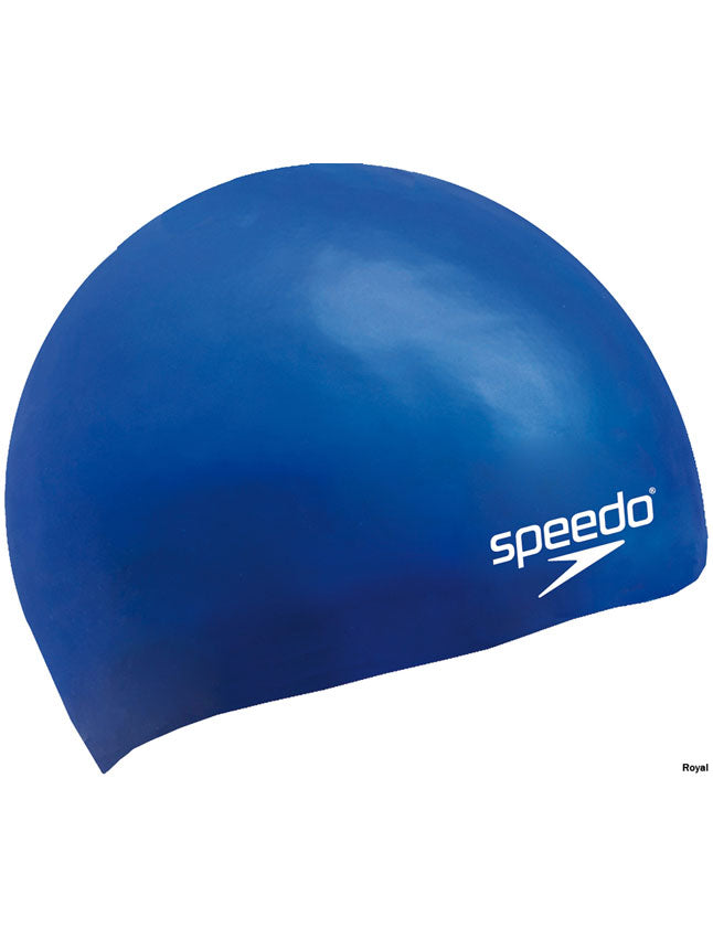 SPEEDO Плувна шапка PLAIN MOULDED SILICONE JUNIOR