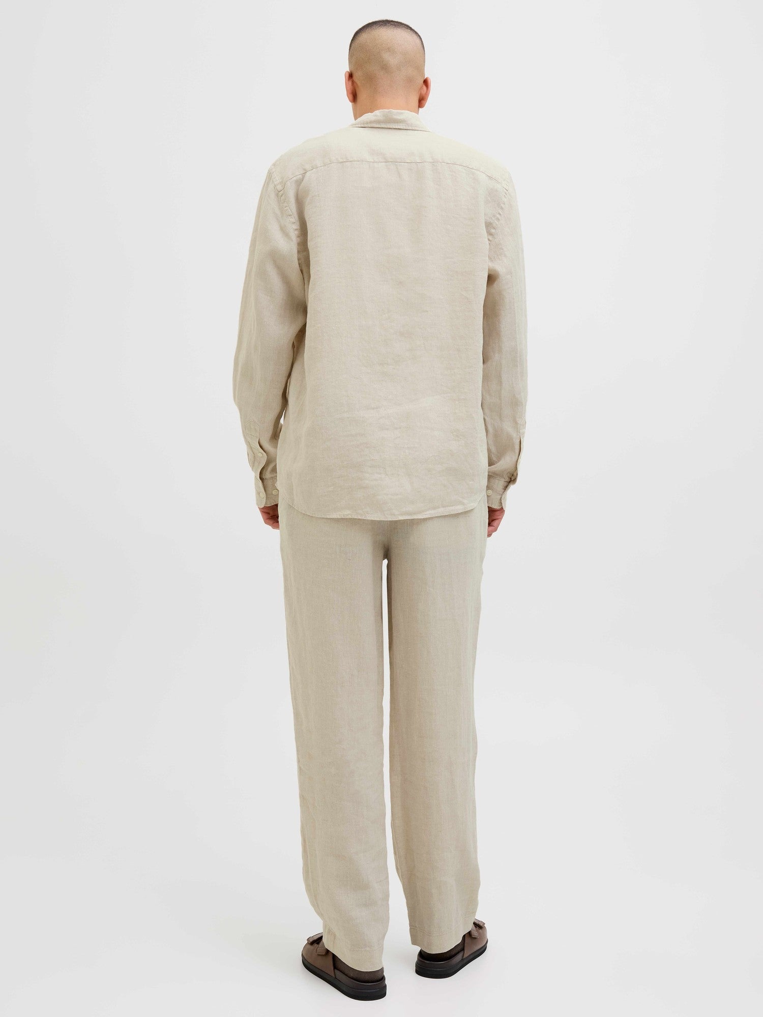 JACK & JONES Риза JPRCCLAWRENCE LINEN L/S SHIRT SN