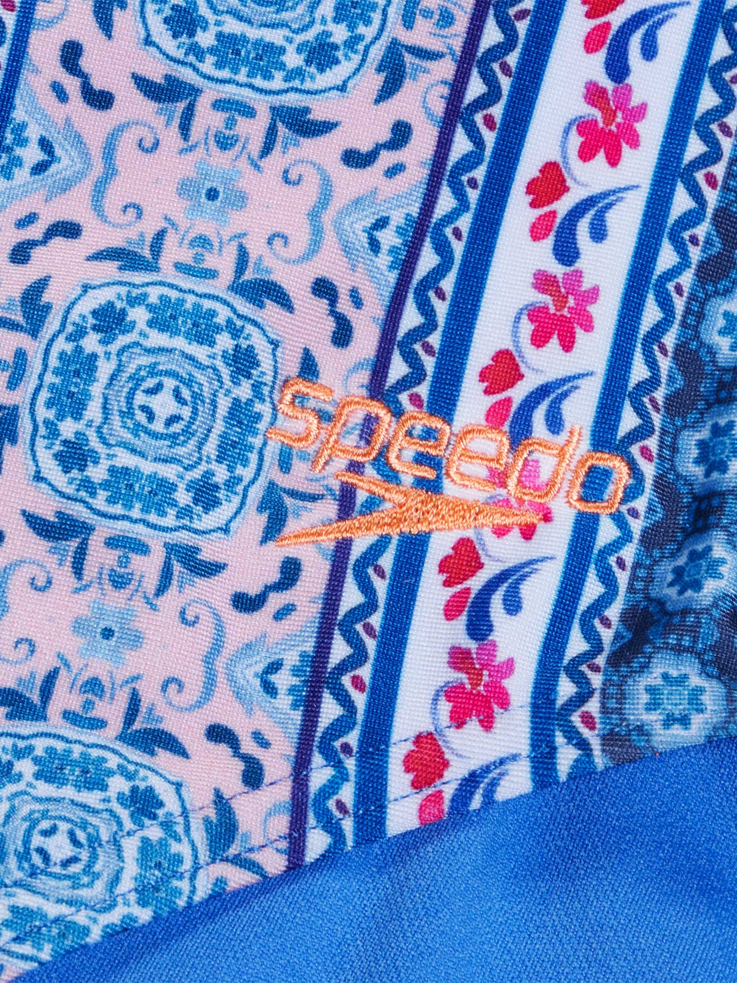 SPEEDO Цял бански WOMENS PRINTED CUT OUT