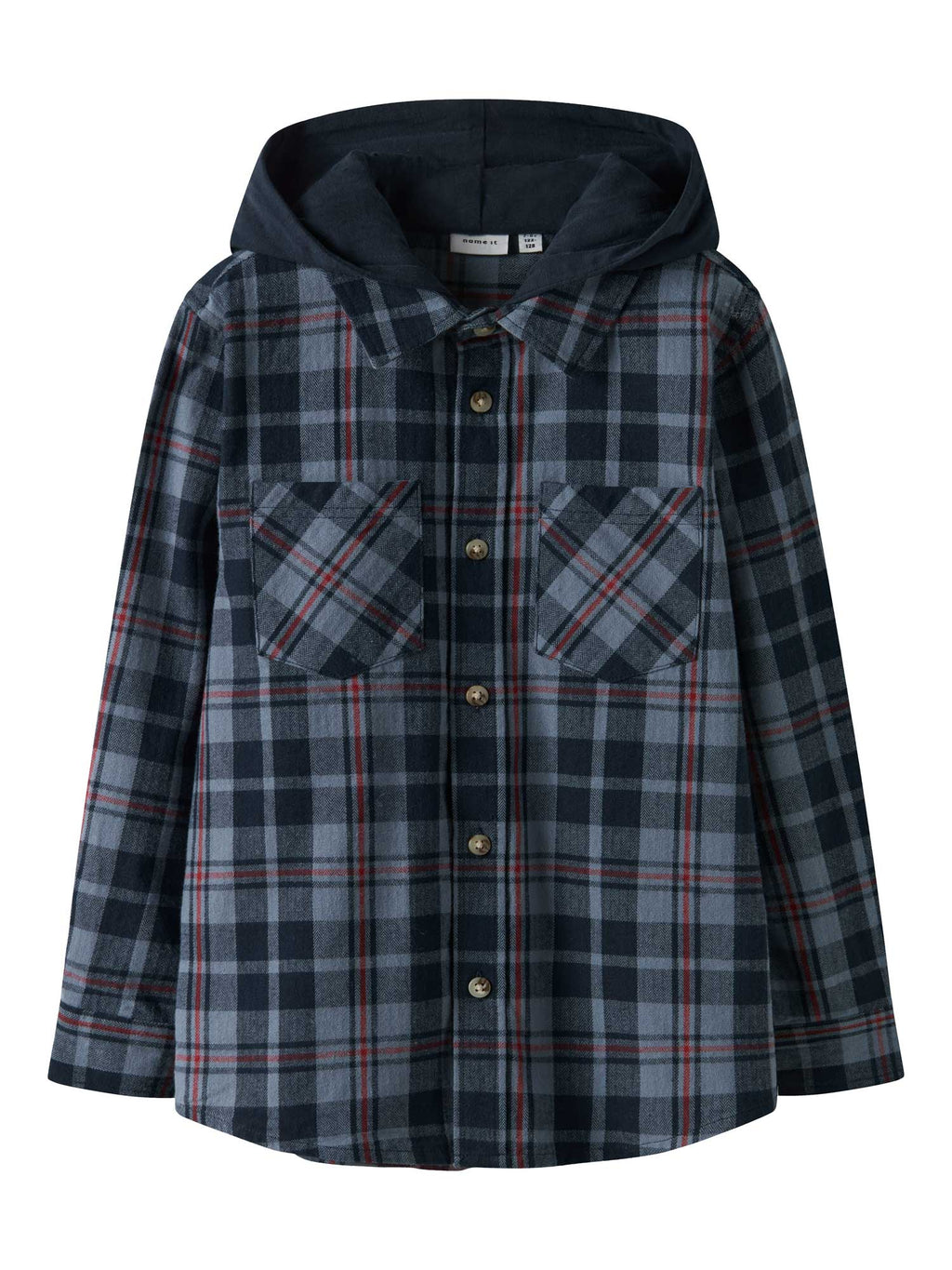 NAME IT Риза NKMRUSSEL OVERSHIRT WH