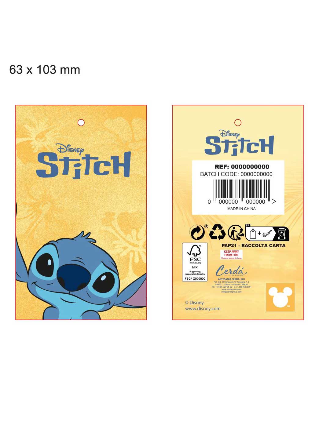 CERDA Шапка STITCH