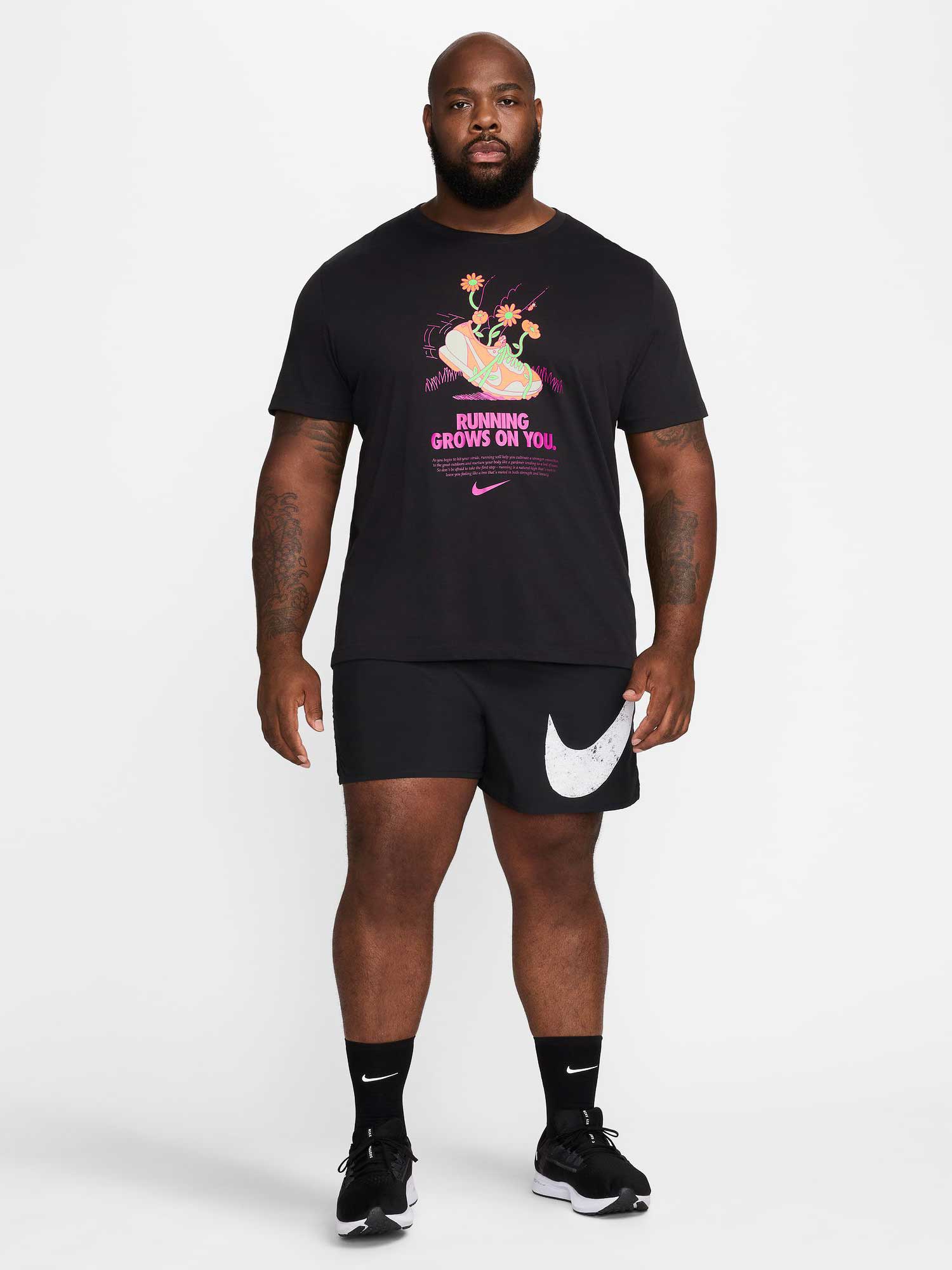 NIKE Тениска M NK DF TEE RUN DNA FA24