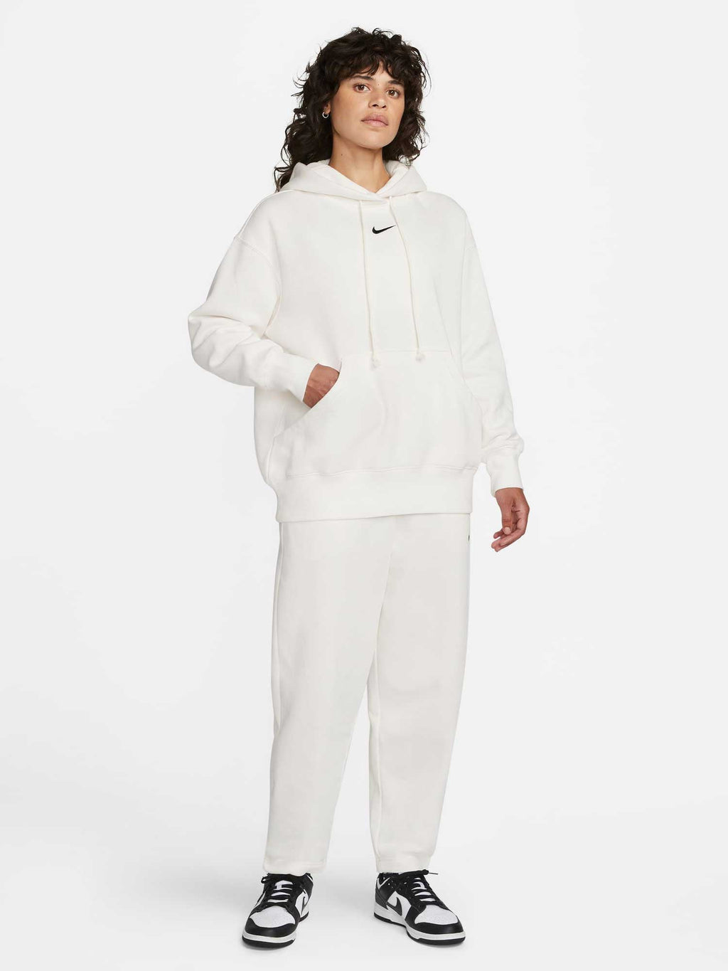 NIKE Суитшърт W NSW PHNX FLC OS PO HOODIE