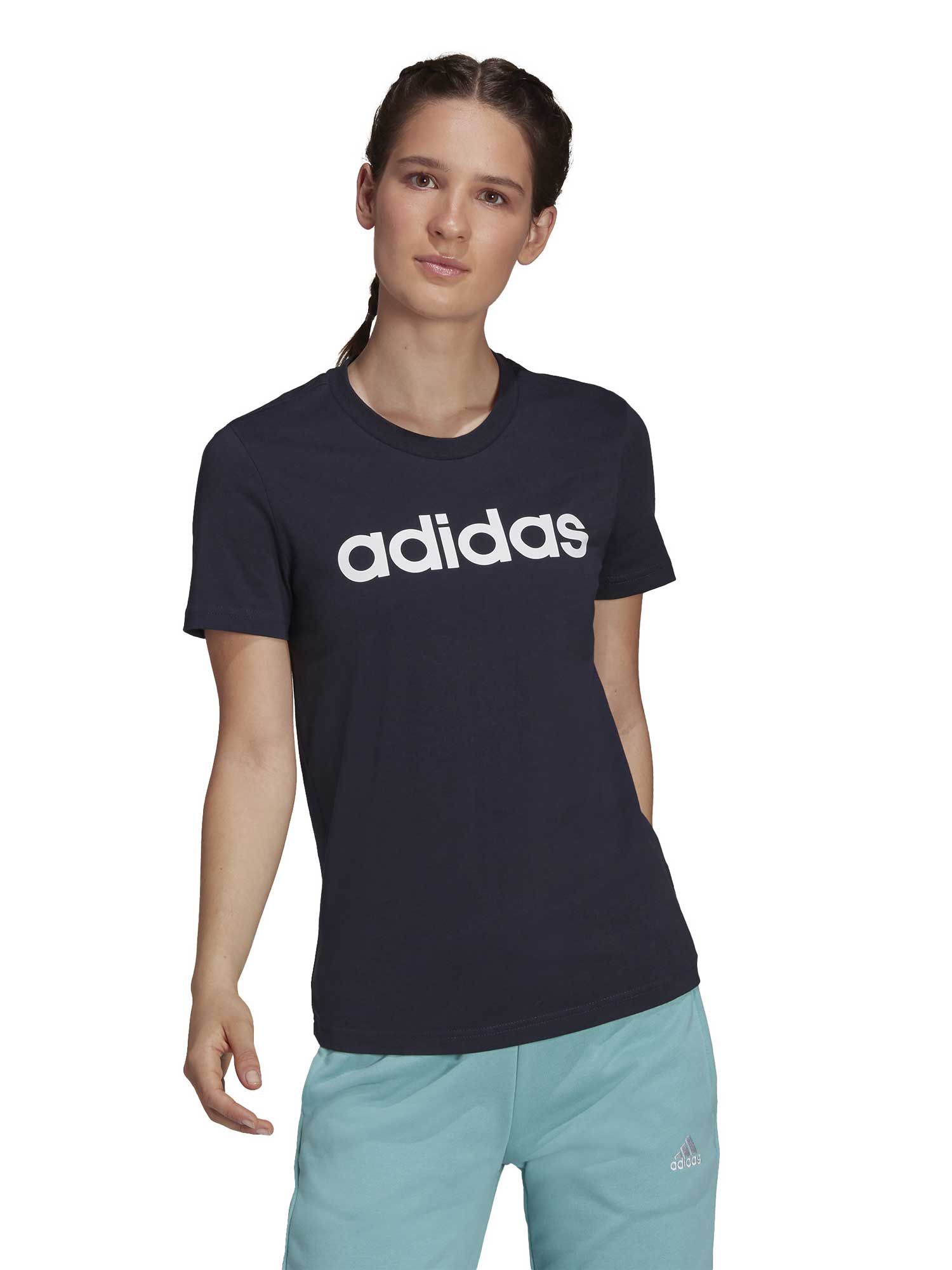 ADIDAS SPORTSWEAR Тениска LOUNGEWEAR Essentials Slim Logo