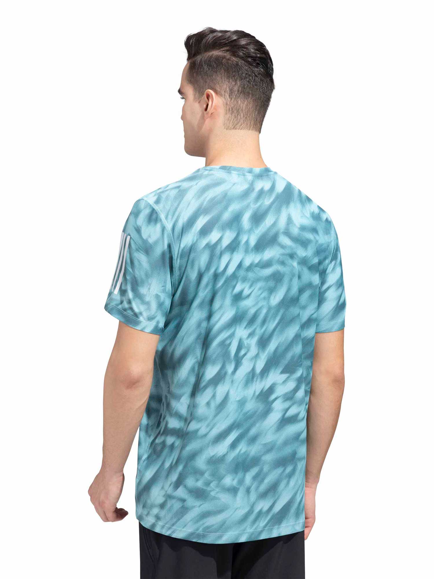 ADIDAS PERFORMANCE Тениска Own The Run Allover Print T-Shirt