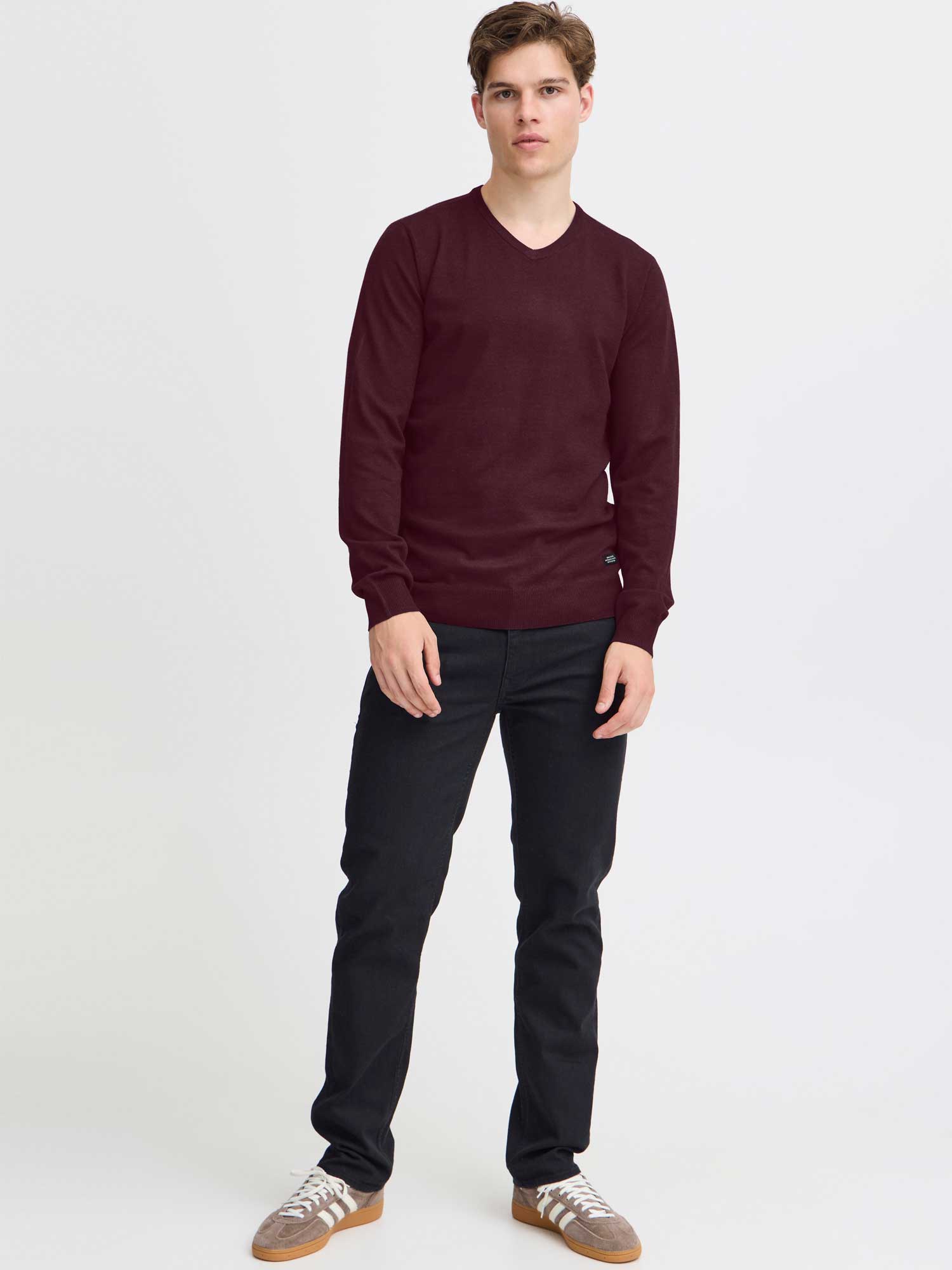 BLEND Пуловер BHBRUTON V-NECK KNIT NOOS