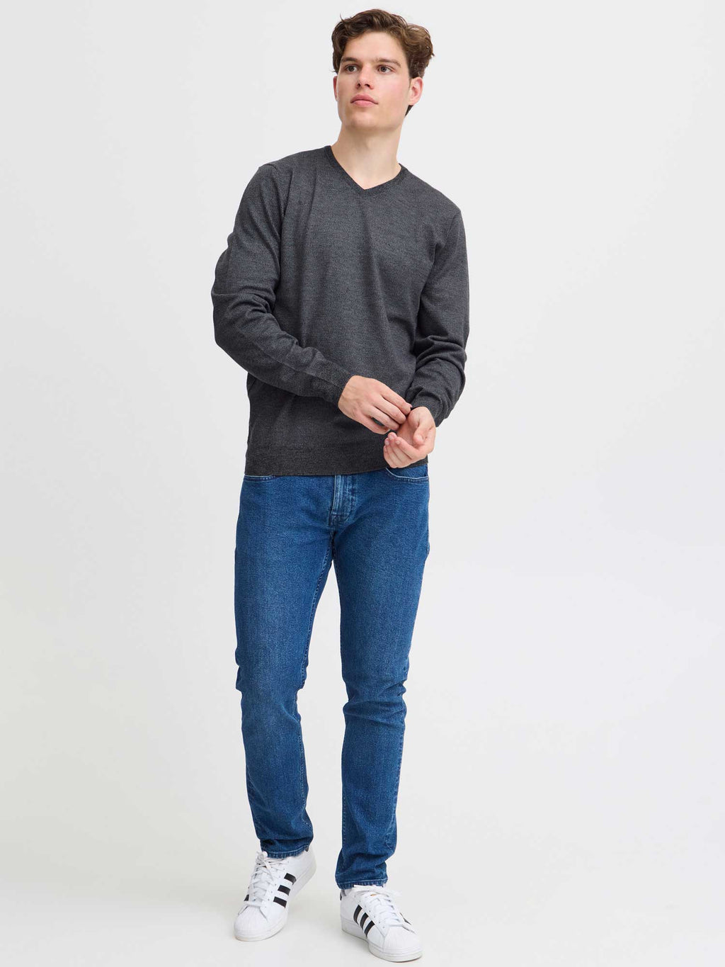BLEND Пуловер BHBRUTON V-NECK KNIT NOOS