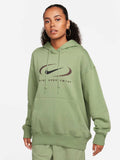 NIKE Суитшърт W NSW FLC OS PO HDY SWSH