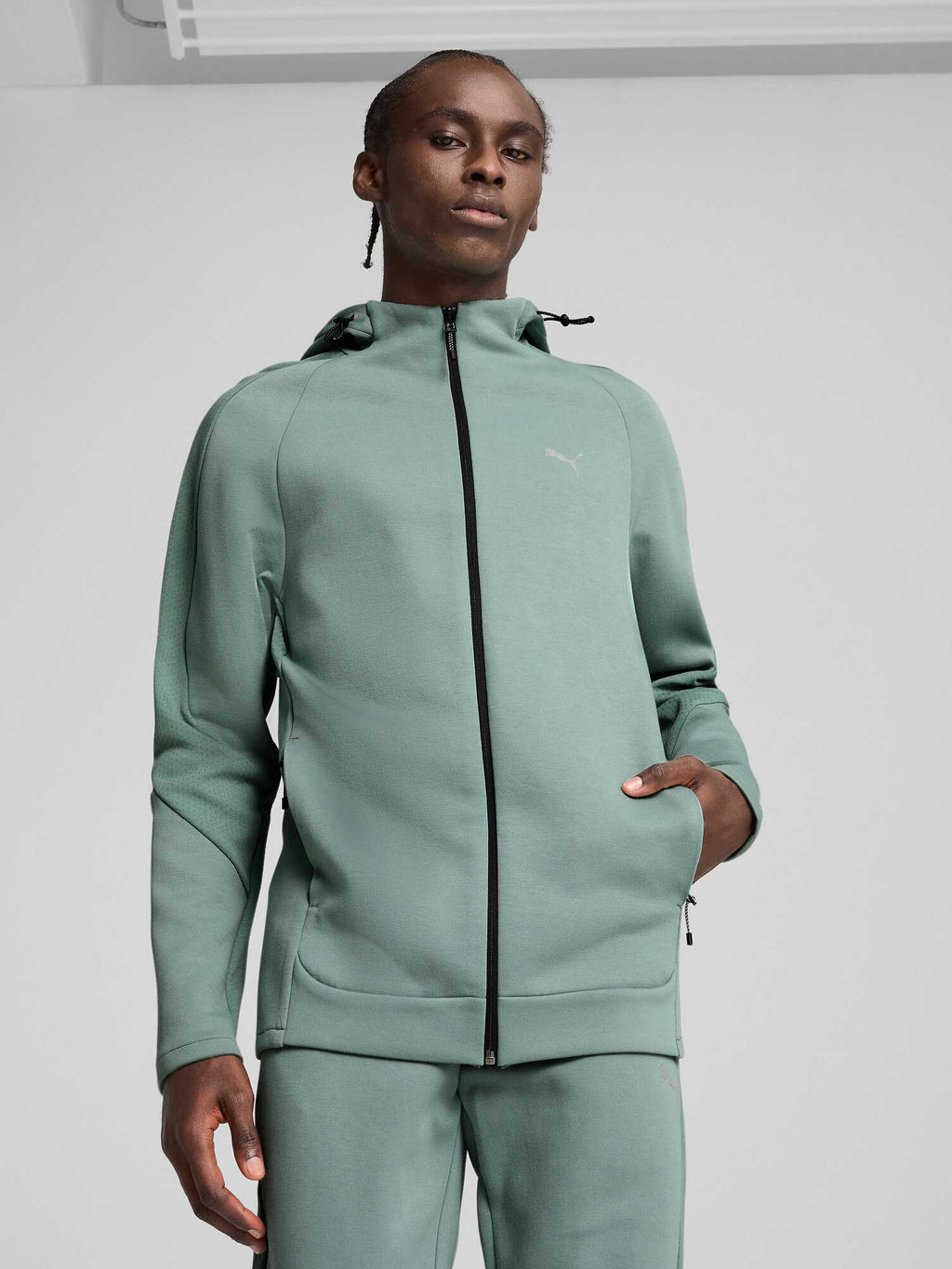 PUMA Суитшърт EVOSTRIPE Full-Zip Hoodie DK