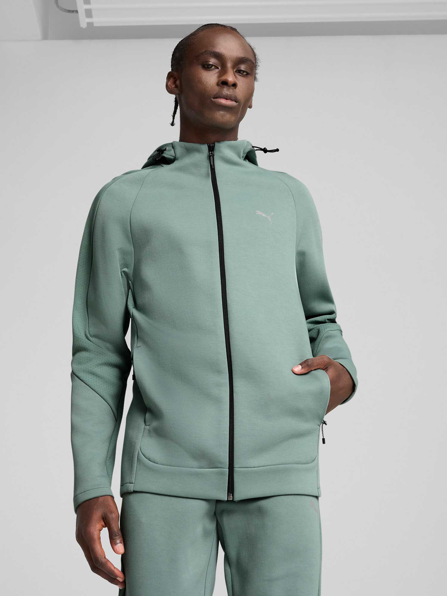 PUMA Суитшърт EVOSTRIPE Full-Zip Hoodie DK