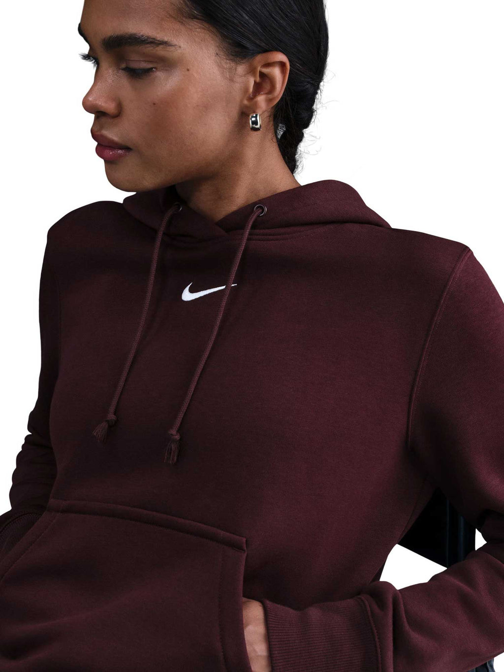 NIKE Суитшърт W NSW PHNX FLC STD PO HOODIE