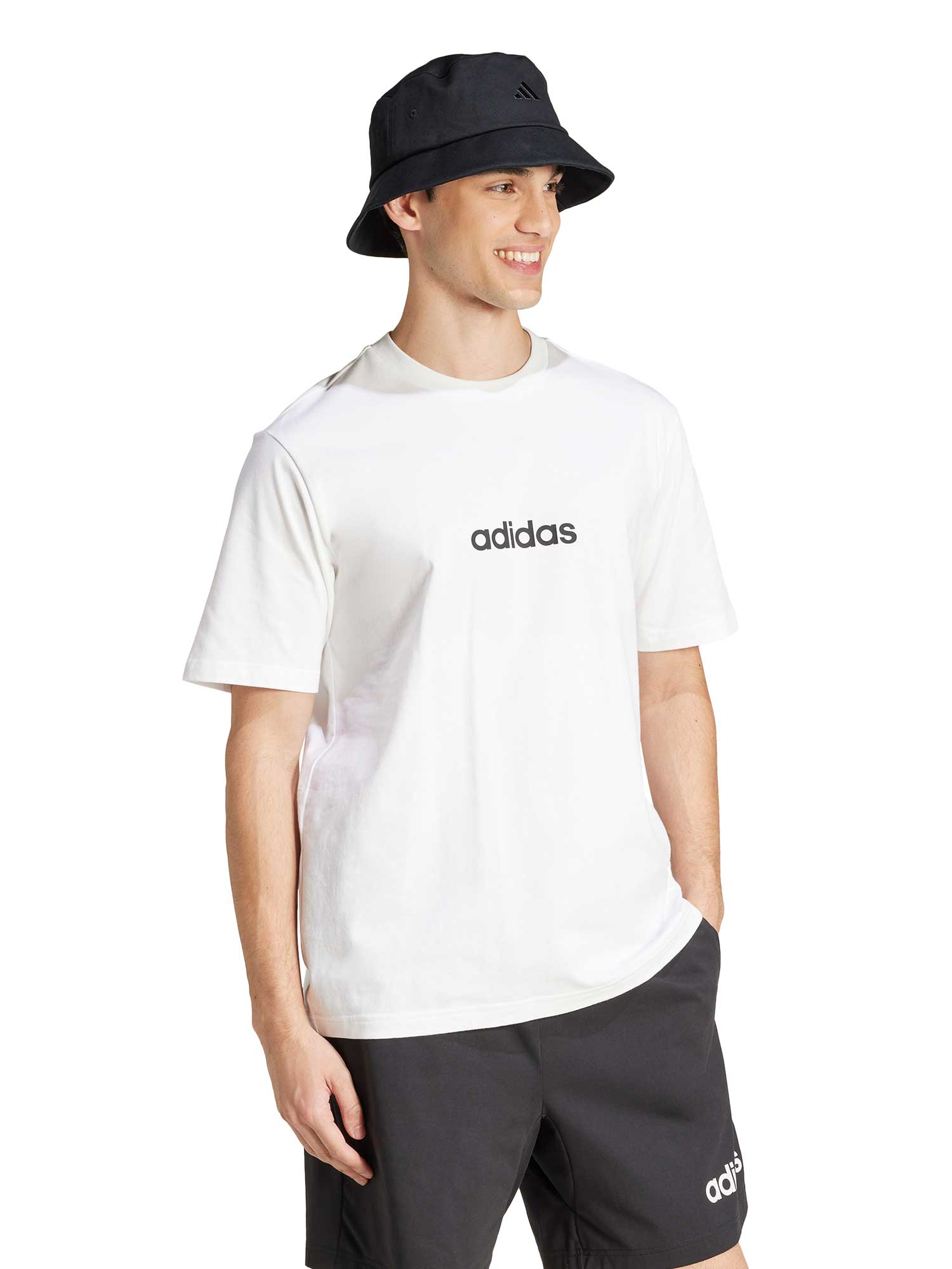 ADIDAS SPORTSWEAR Тениска Essentials Linear Single Jersey Tee