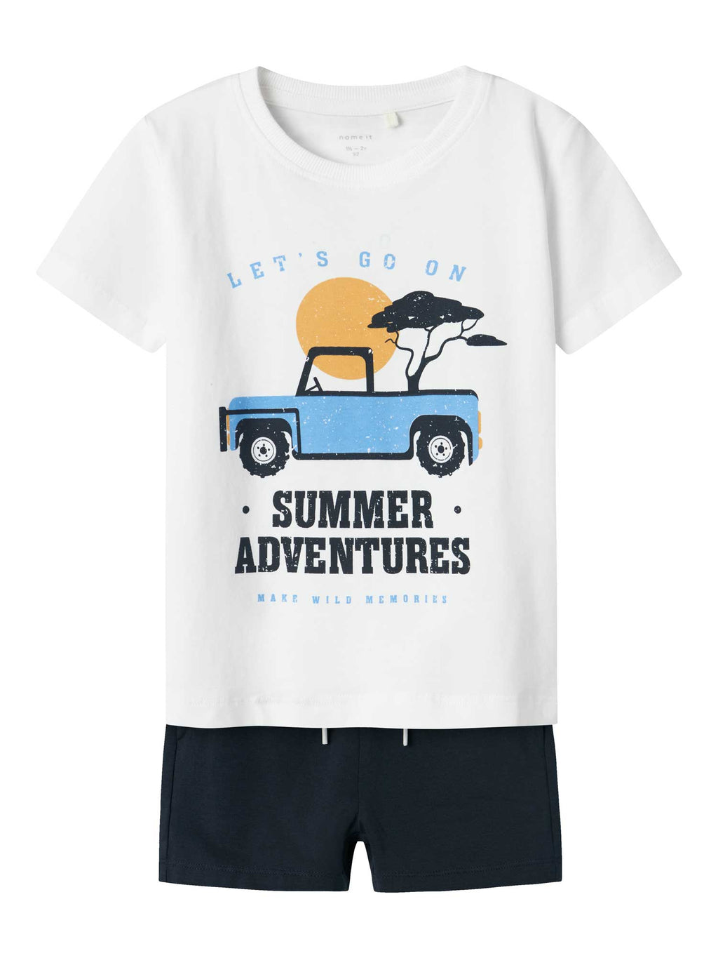 NAME IT Спортен екип NMMJASPEN SS SHORTS SET PB