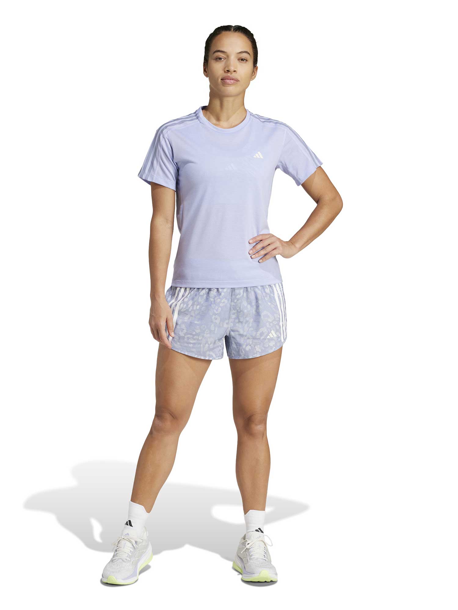 ADIDAS PERFORMANCE Къси панталони Own the Run CLIMACOOL 3-Stripes