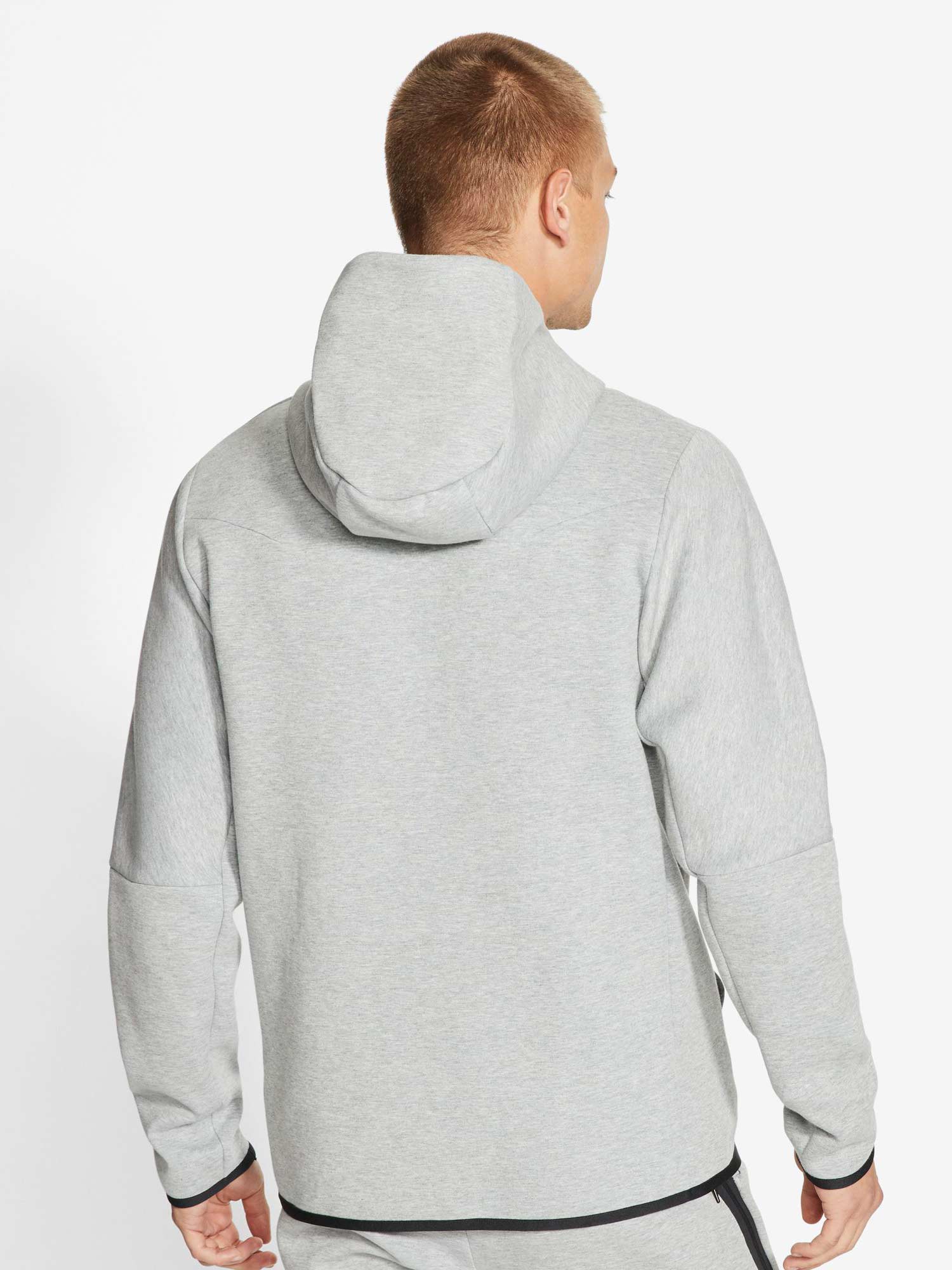 NIKE Суитшърт M NSW TCH FLC HOODIE FZ WR