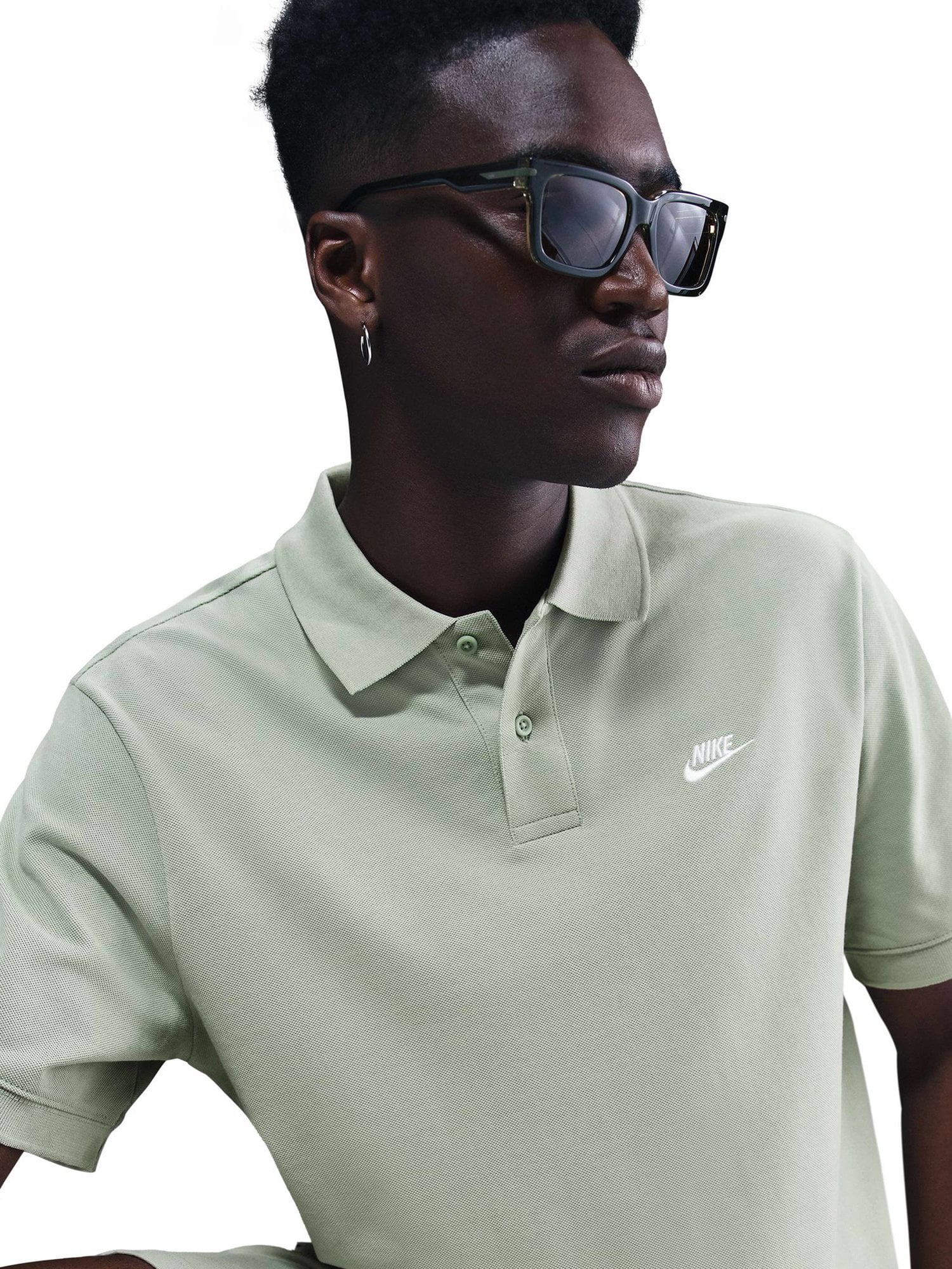 NIKE Поло тениска M NK CLUB SS POLO PIQUE