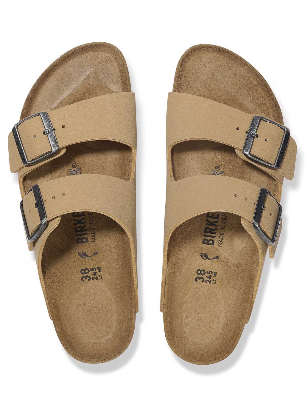 BIRKENSTOCK Чехли Arizona Birko-Flor Nubuk