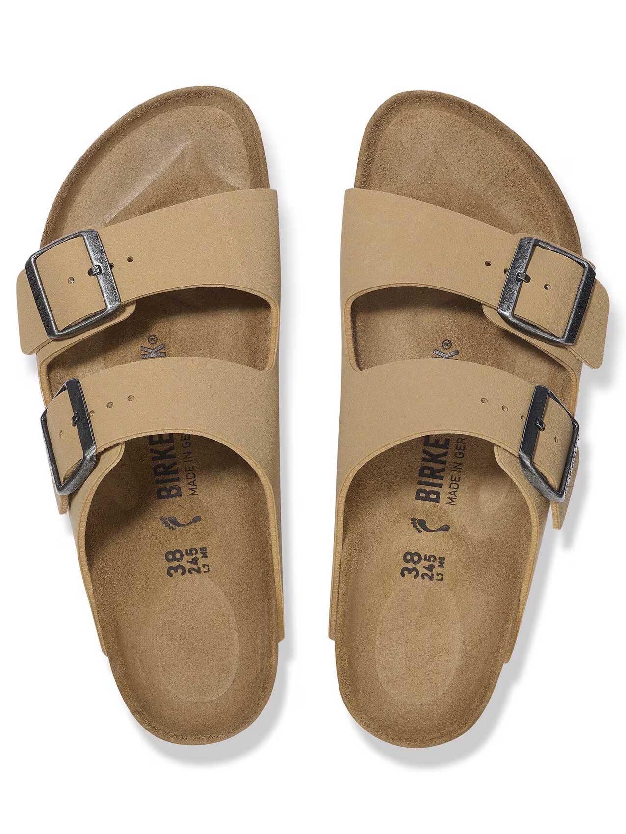 BIRKENSTOCK Чехли Arizona Birko-Flor Nubuk