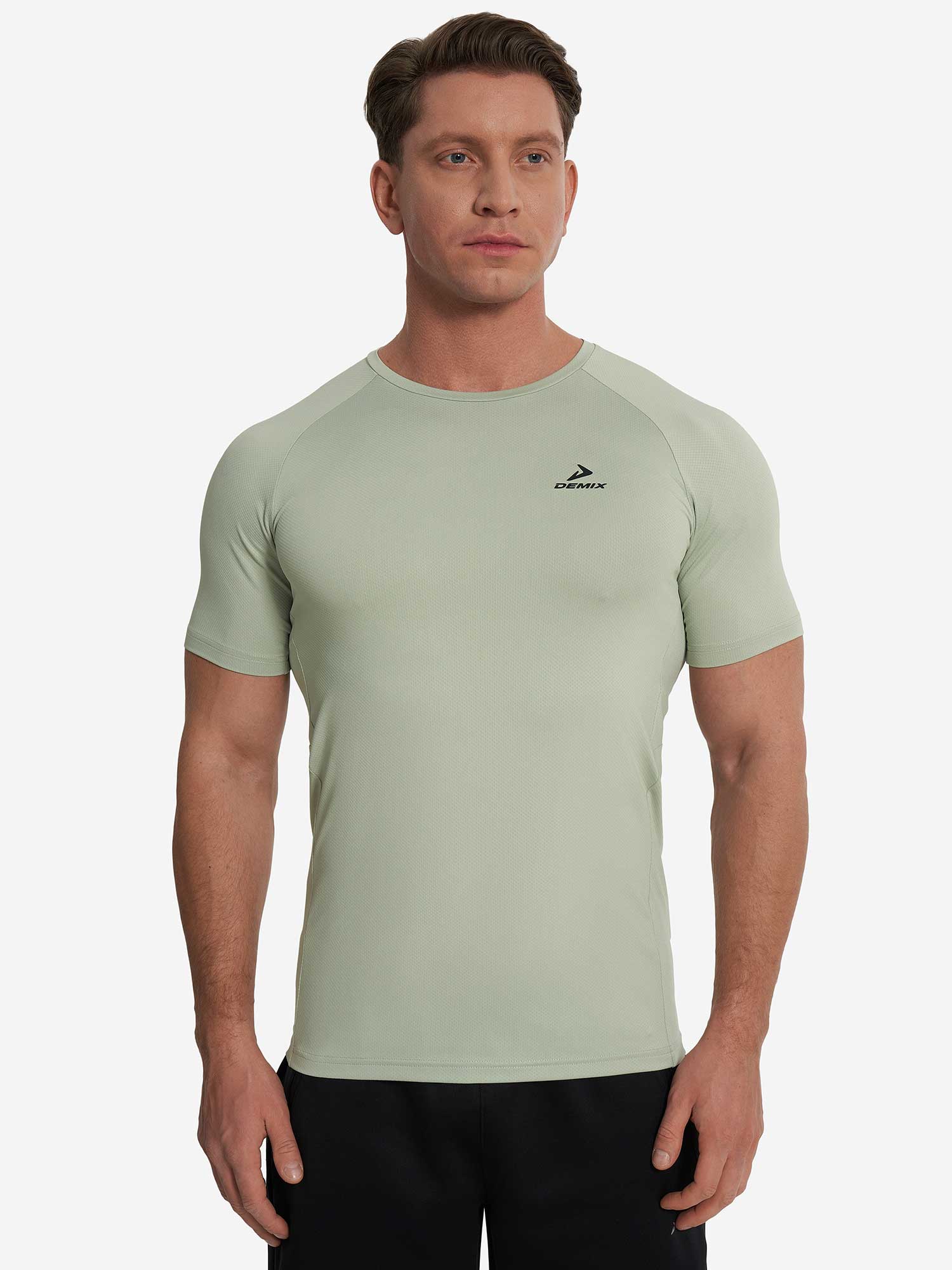 DEMIX Тениска M D Training GYM SS textured T-Shirt