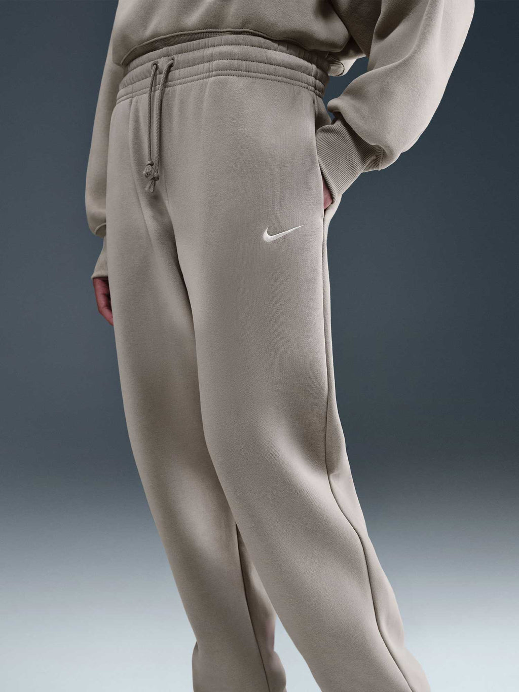 NIKE Спортно долнище W NSW PHNX FLC HR OS PANT 2