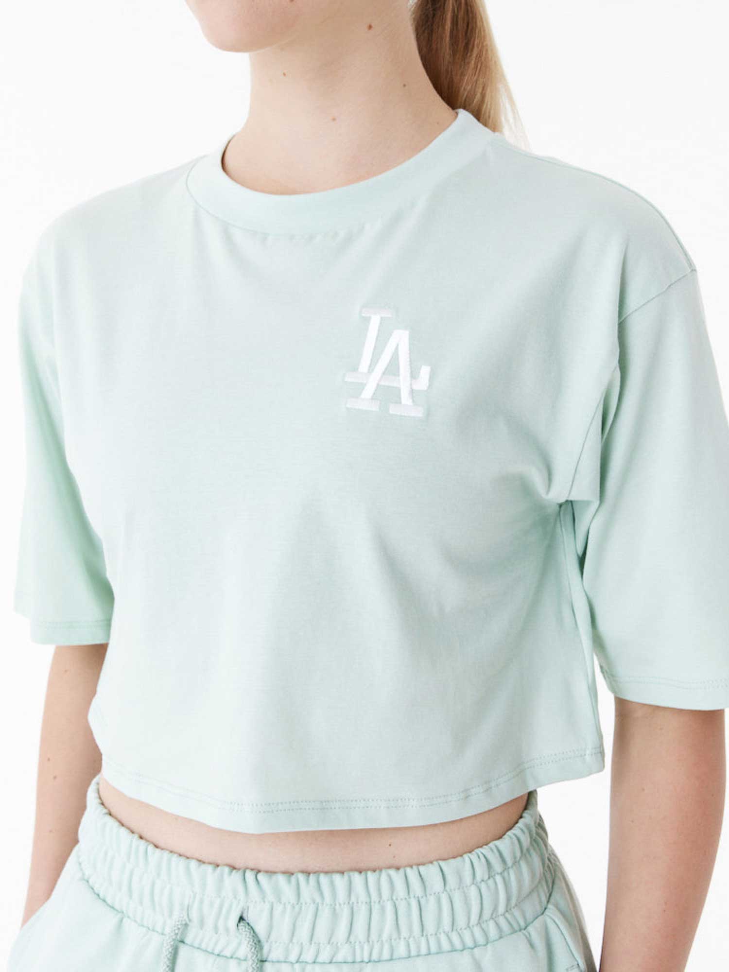 NEW ERA Тениска MLB LE CROP TEE LOSDOD