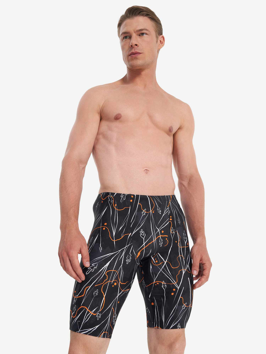 JOSS Бански Men's 42cm Training AOP Jammers