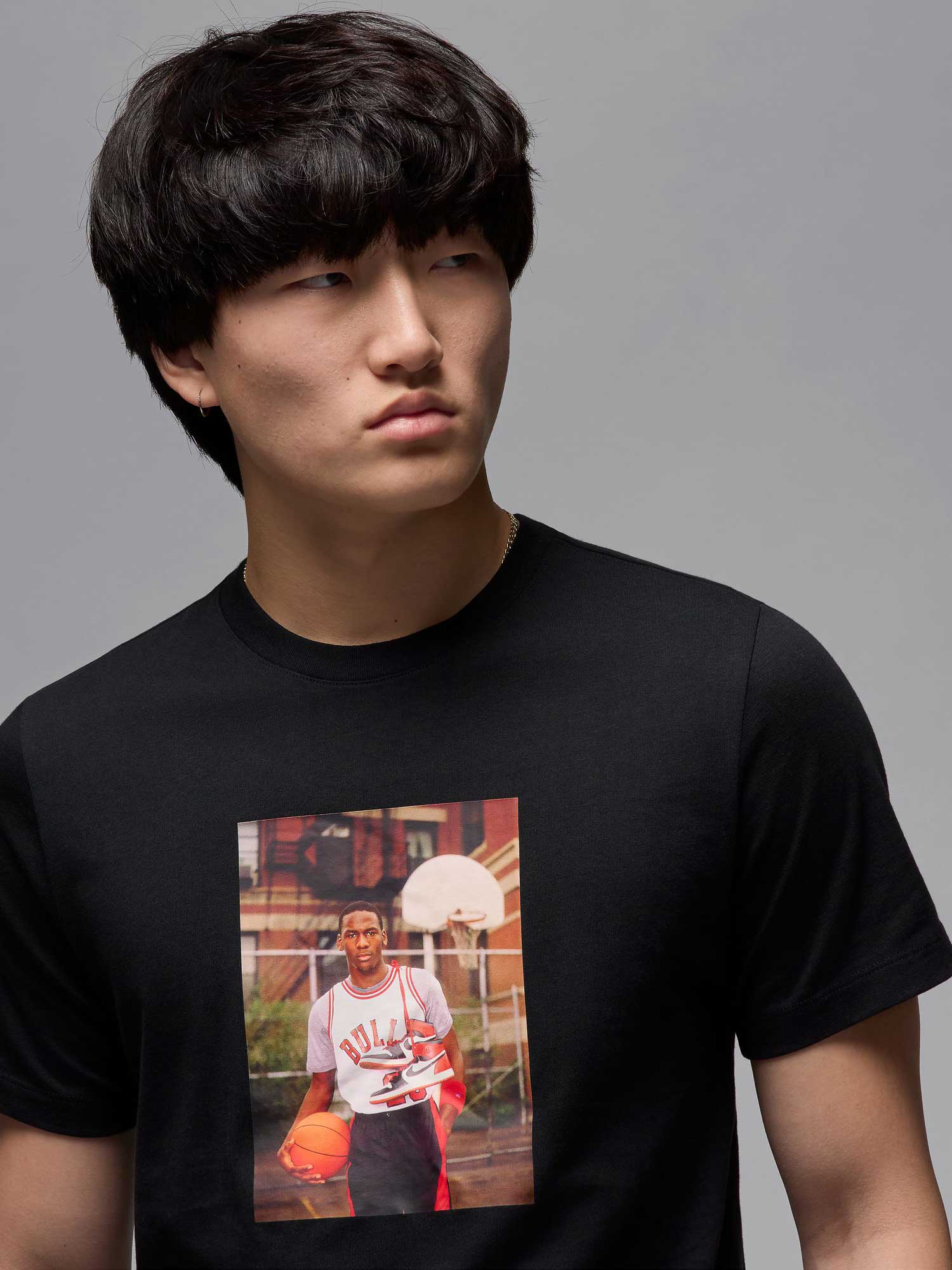 JORDAN Тениска M J BRAND PHOTO SS CREW