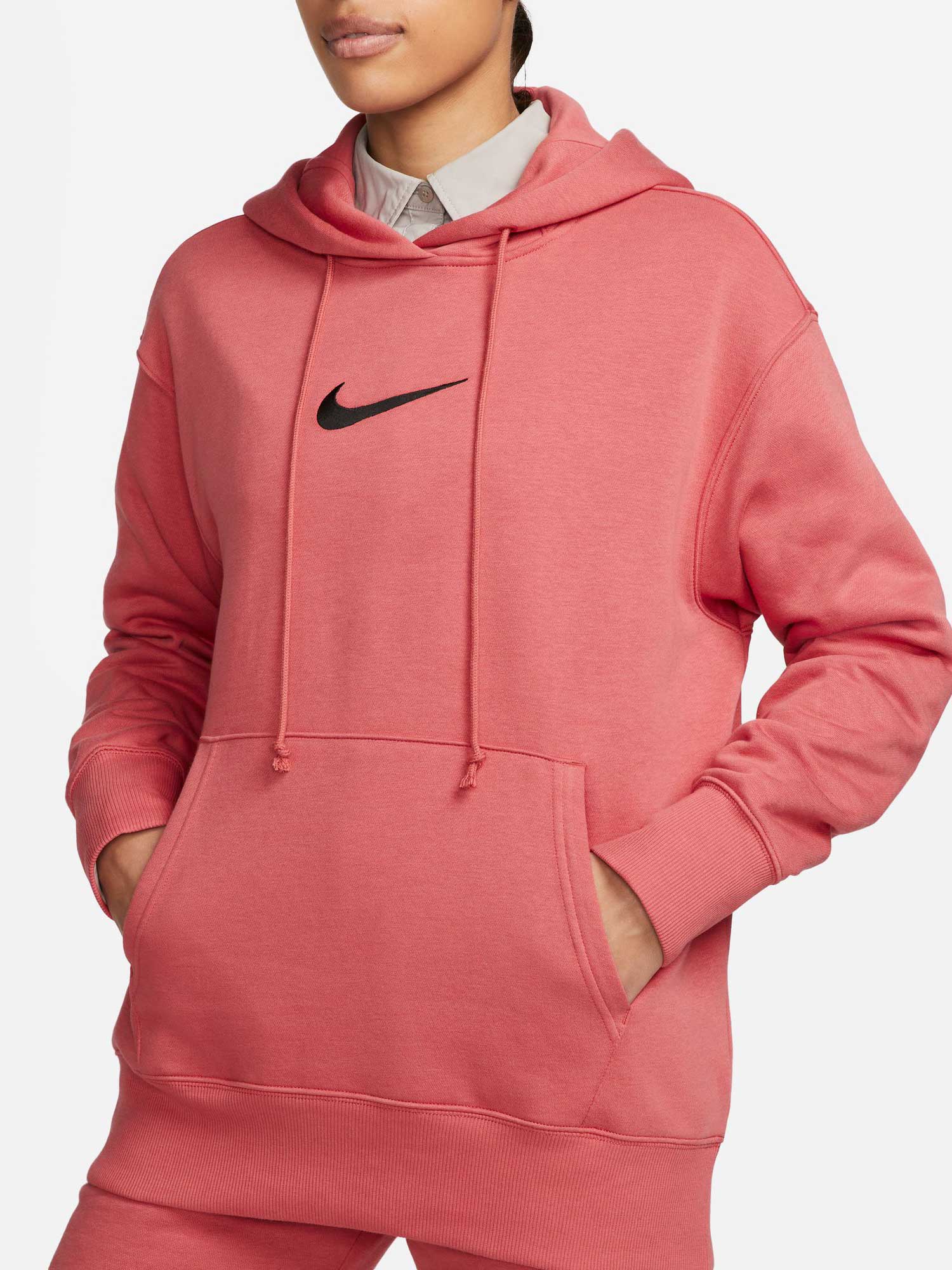 NIKE Суитшърт W NSW FLC OS PO HDY MS
