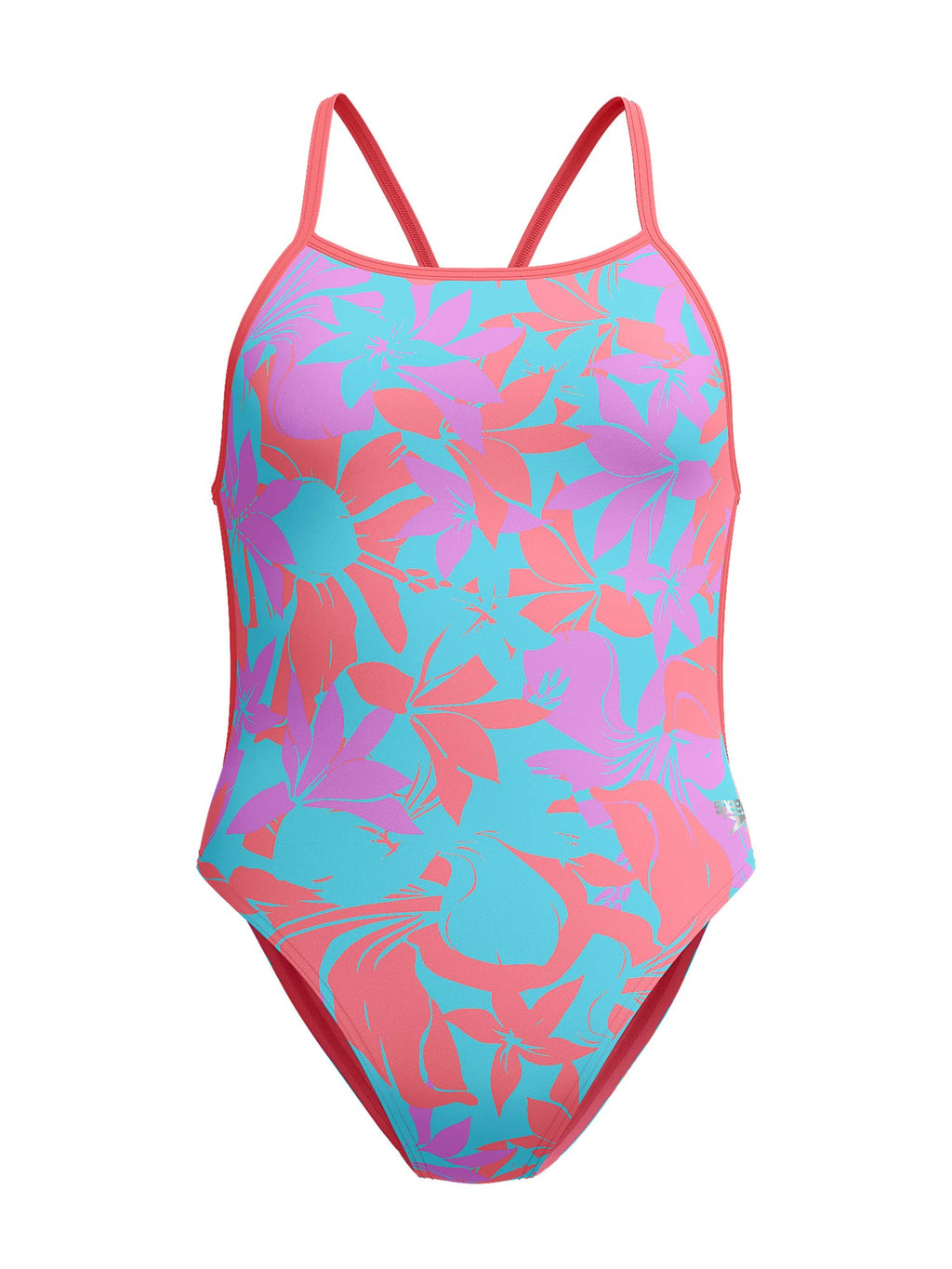 SPEEDO Цял бански WOMENS ALLOVER DIGITAL VBACK
