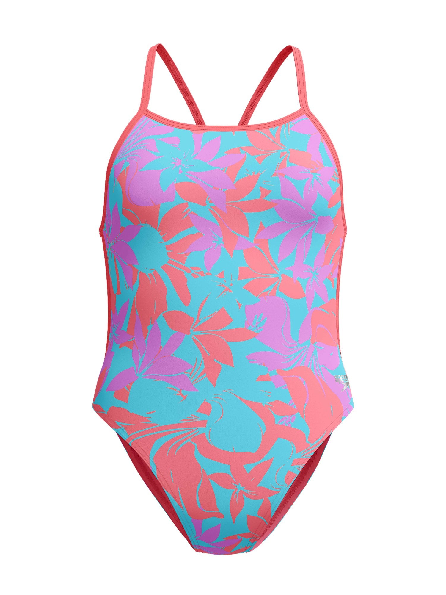 SPEEDO Цял бански WOMENS ALLOVER DIGITAL VBACK