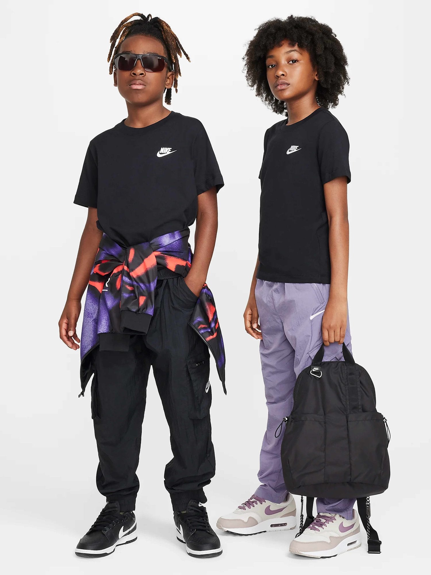 NIKE Тениска K NSW TEE EMB FUTURA LBR