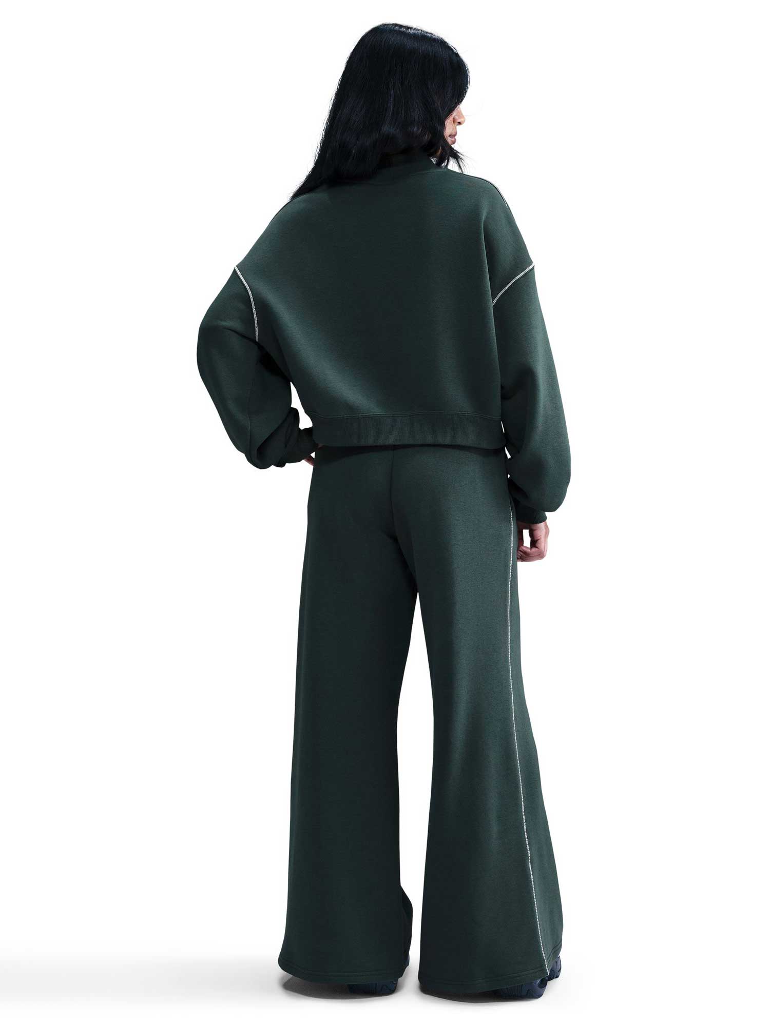 NIKE Блуза W NSW PHNX FLC LOGO MOCK NECK