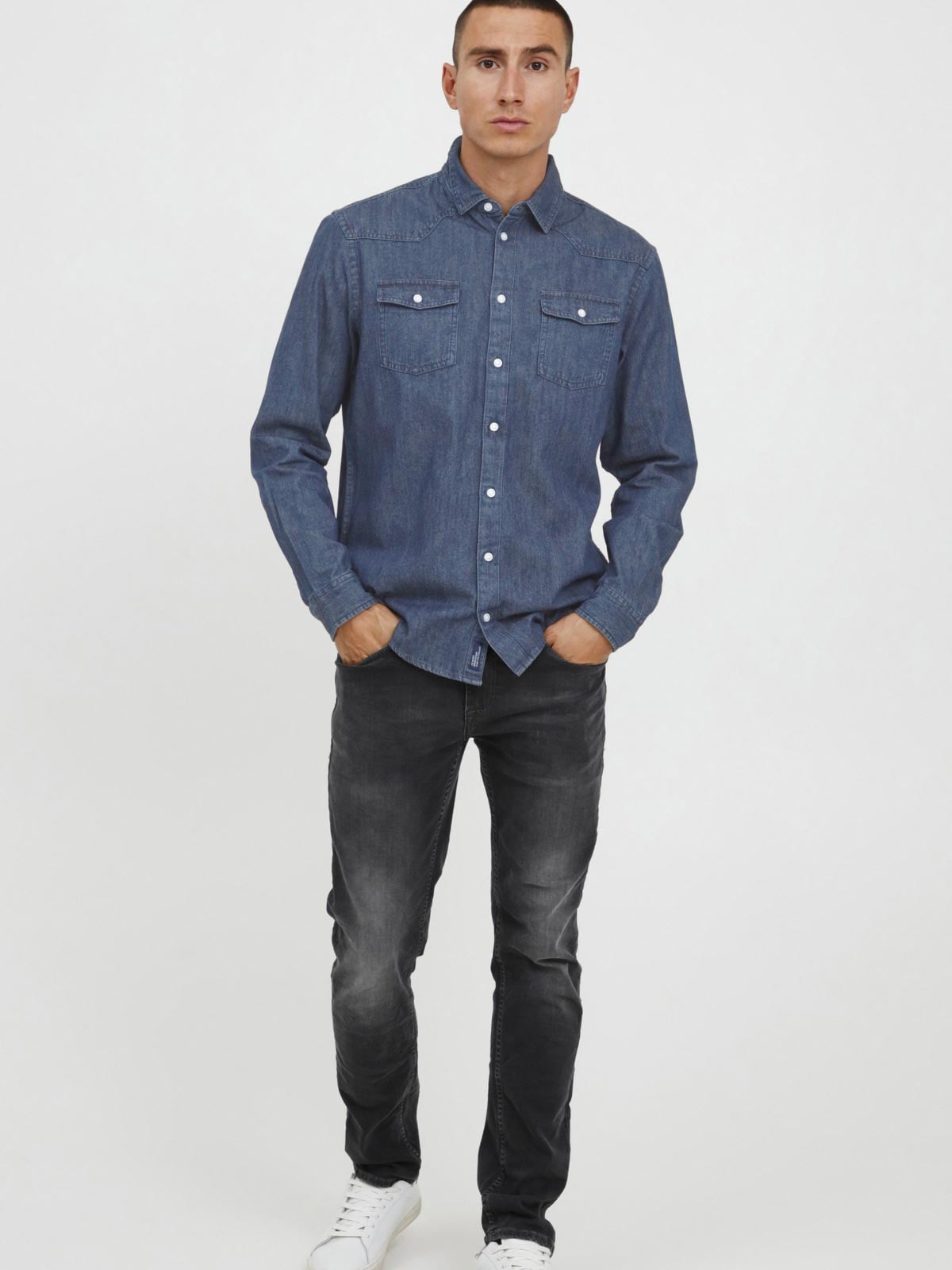 BLEND Риза BHNANTES - Denim
