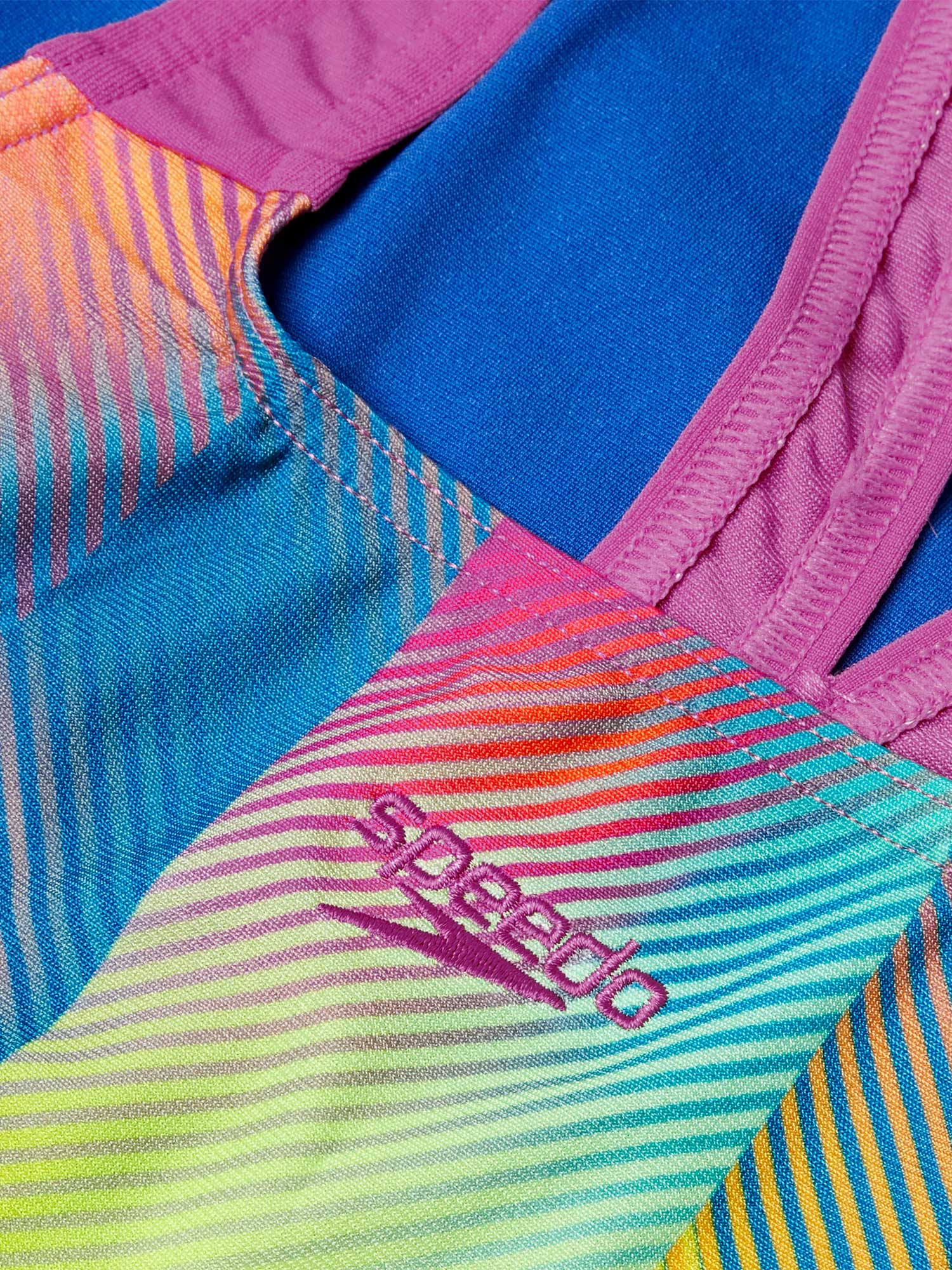 SPEEDO Цял бански GIRLS DIGITAL ALLOVER POWERBACK