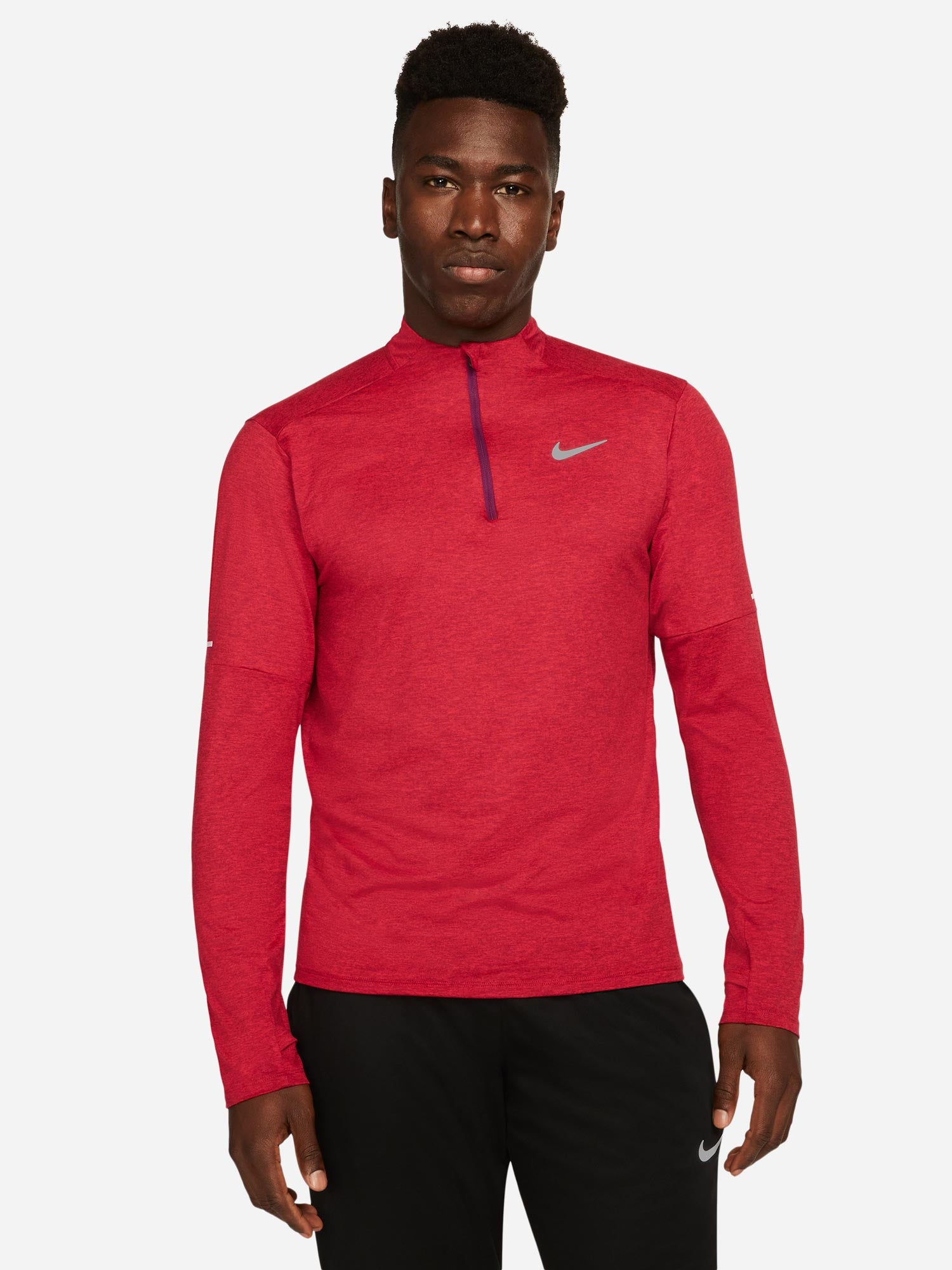 NIKE Блуза M NK DF ELMNT TOP HZ