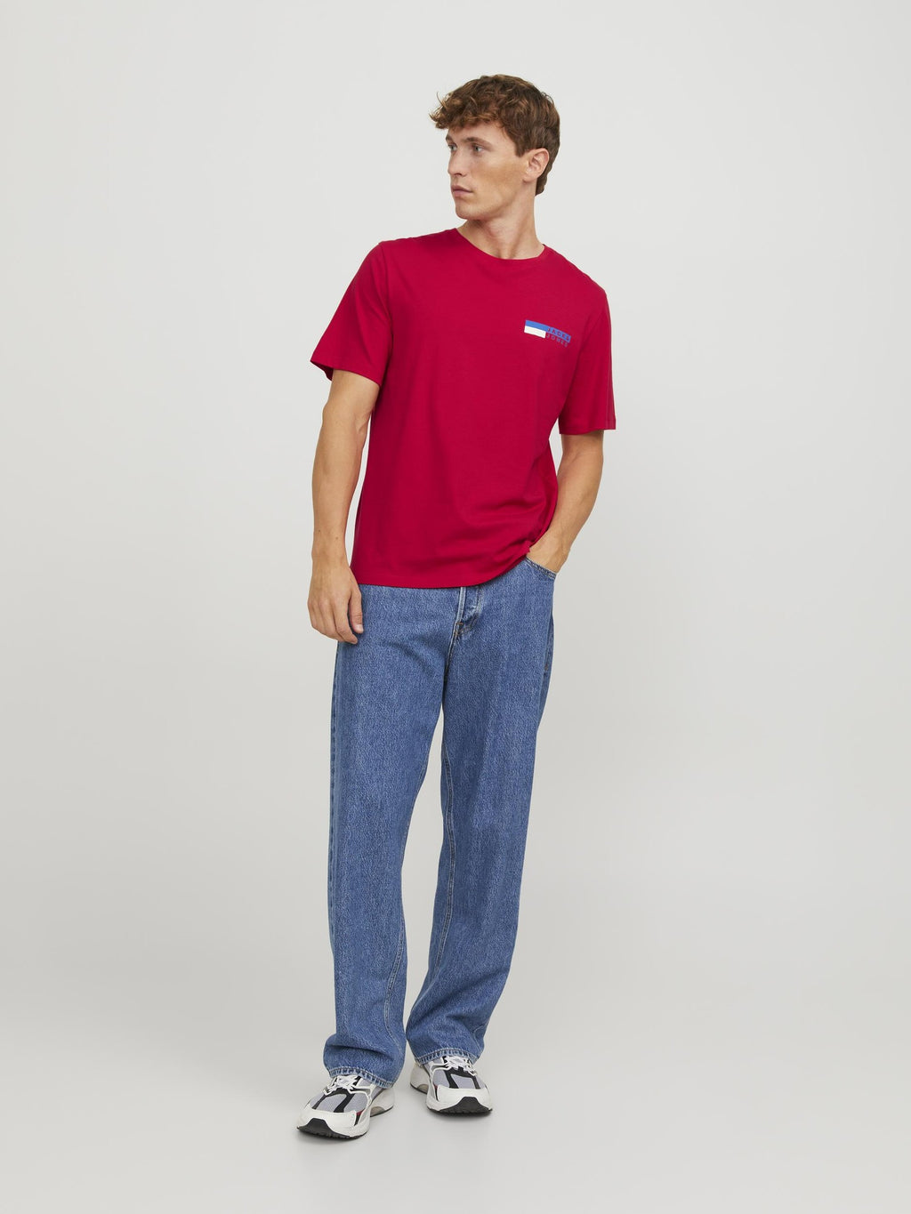 JACK & JONES Тениска JJECORP LOGO TEE PLAY SS O-NECK NOOS