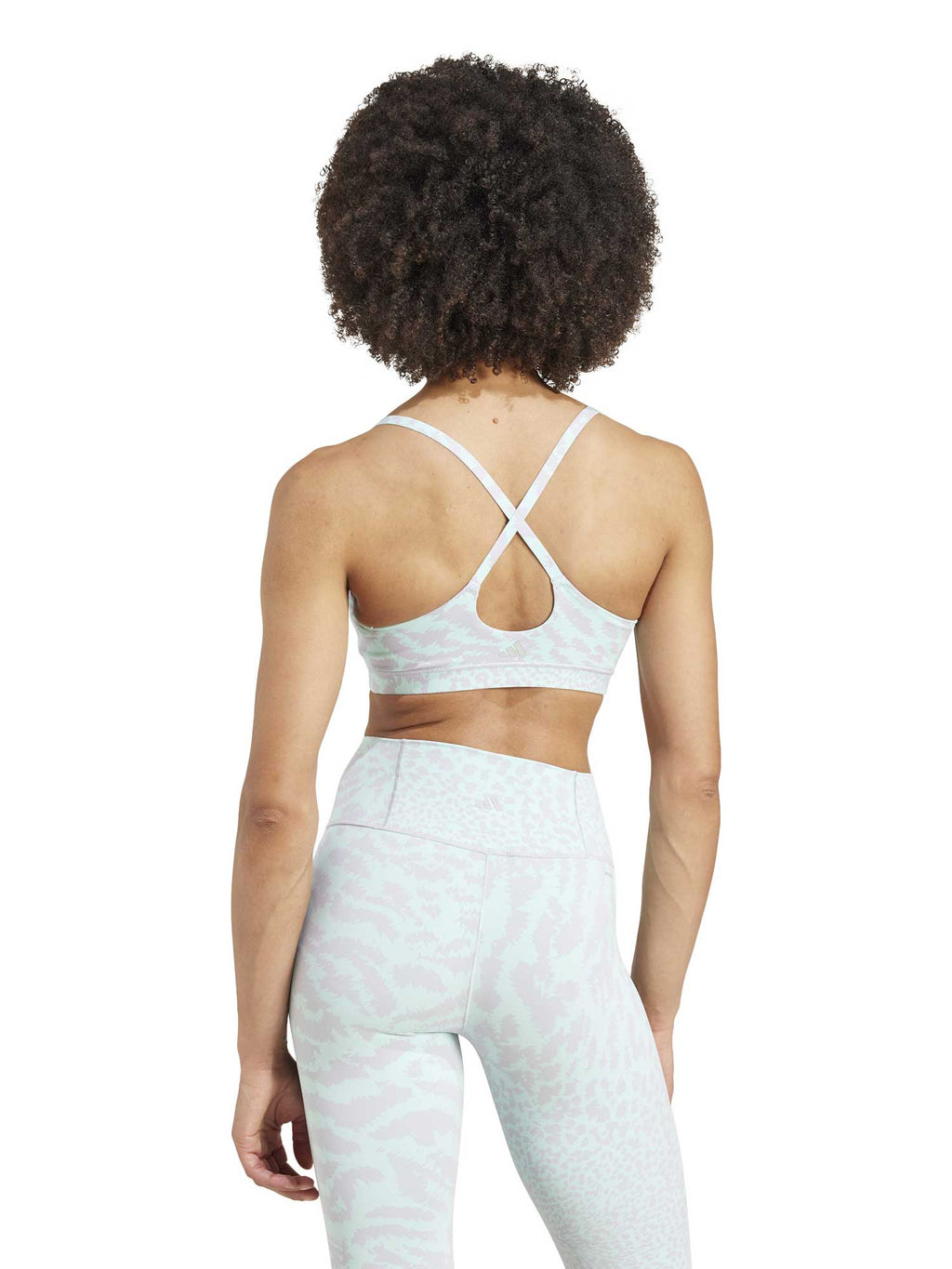 ADIDAS PERFORMANCE Спортен сутиен All Me Light-Support Allover Print
