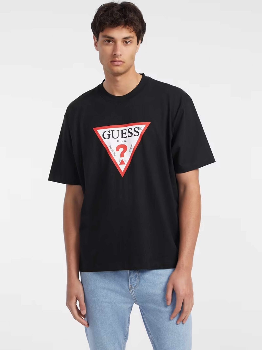GUESS JEANS Тениска GJ SS CN OS ICONIC TEE