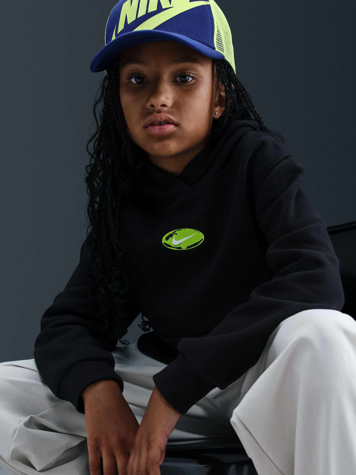 NIKE Суитшърт K NSW CLUB FLC HDY OC