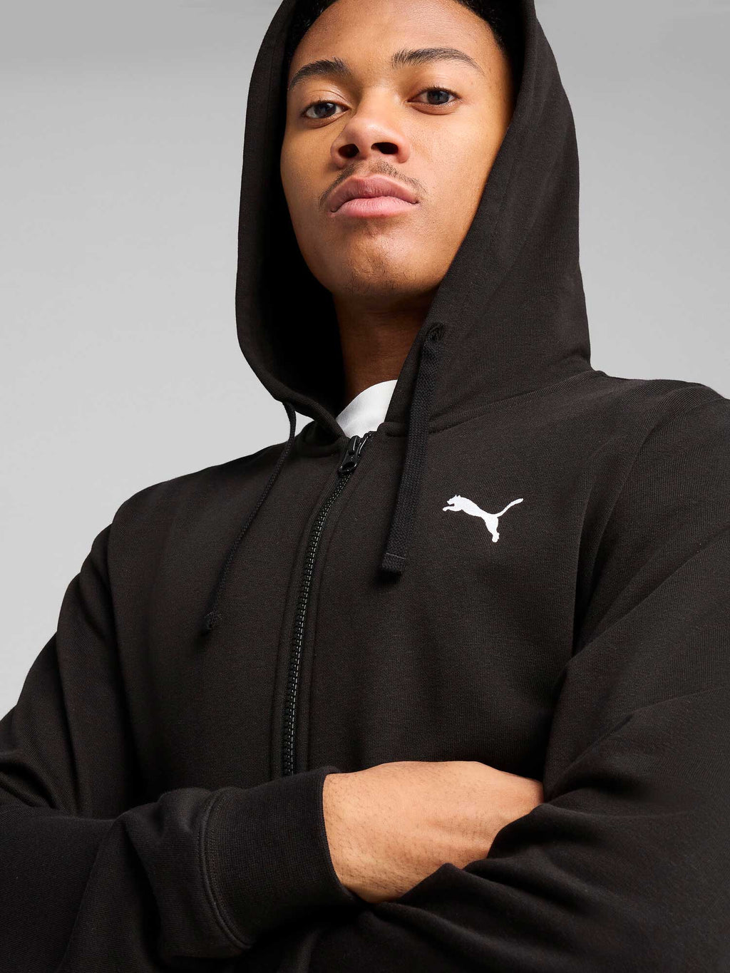 PUMA Суитшърт ESS Small Logo Full-Zip Hoodie TR