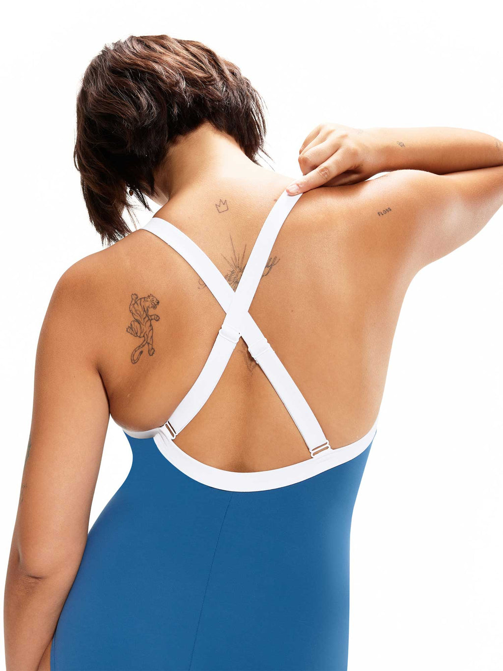 SPEEDO Цял бански WOMENS SHAPING PRINTED ENTWINE
