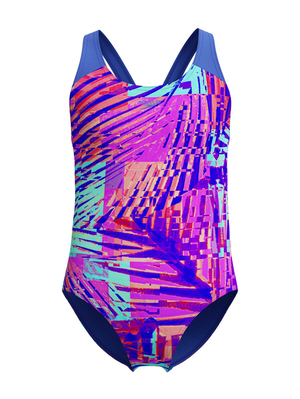 SPEEDO Цял бански GIRLS DIGITAL ALLOVER SPLASHBACK