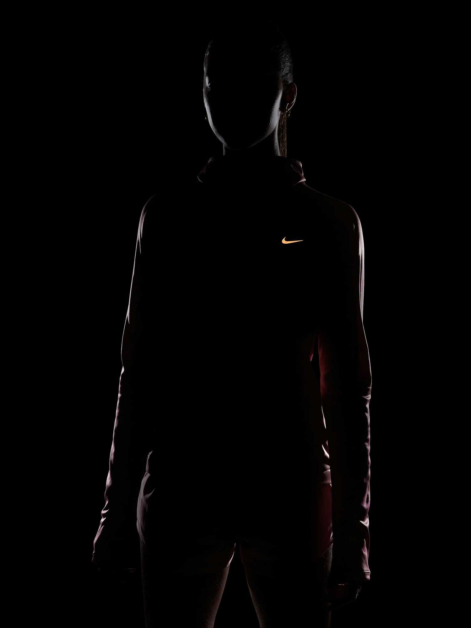 NIKE Суитшърт W NK DF SWSH PRNT PACER HOODED