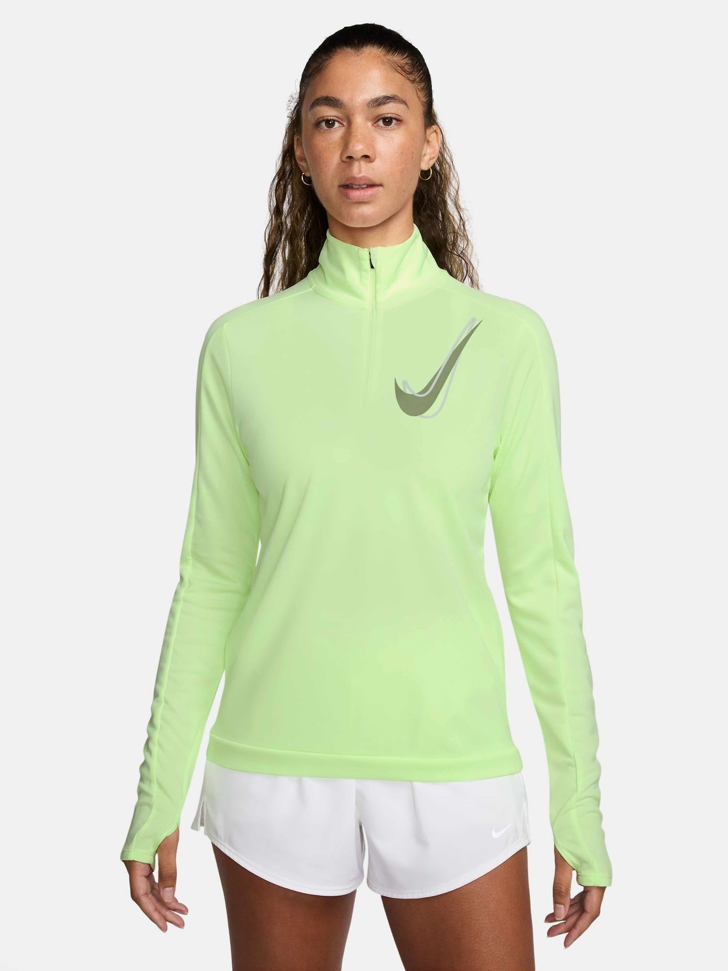 NIKE Блуза W NK SWSH HBR HZ MID