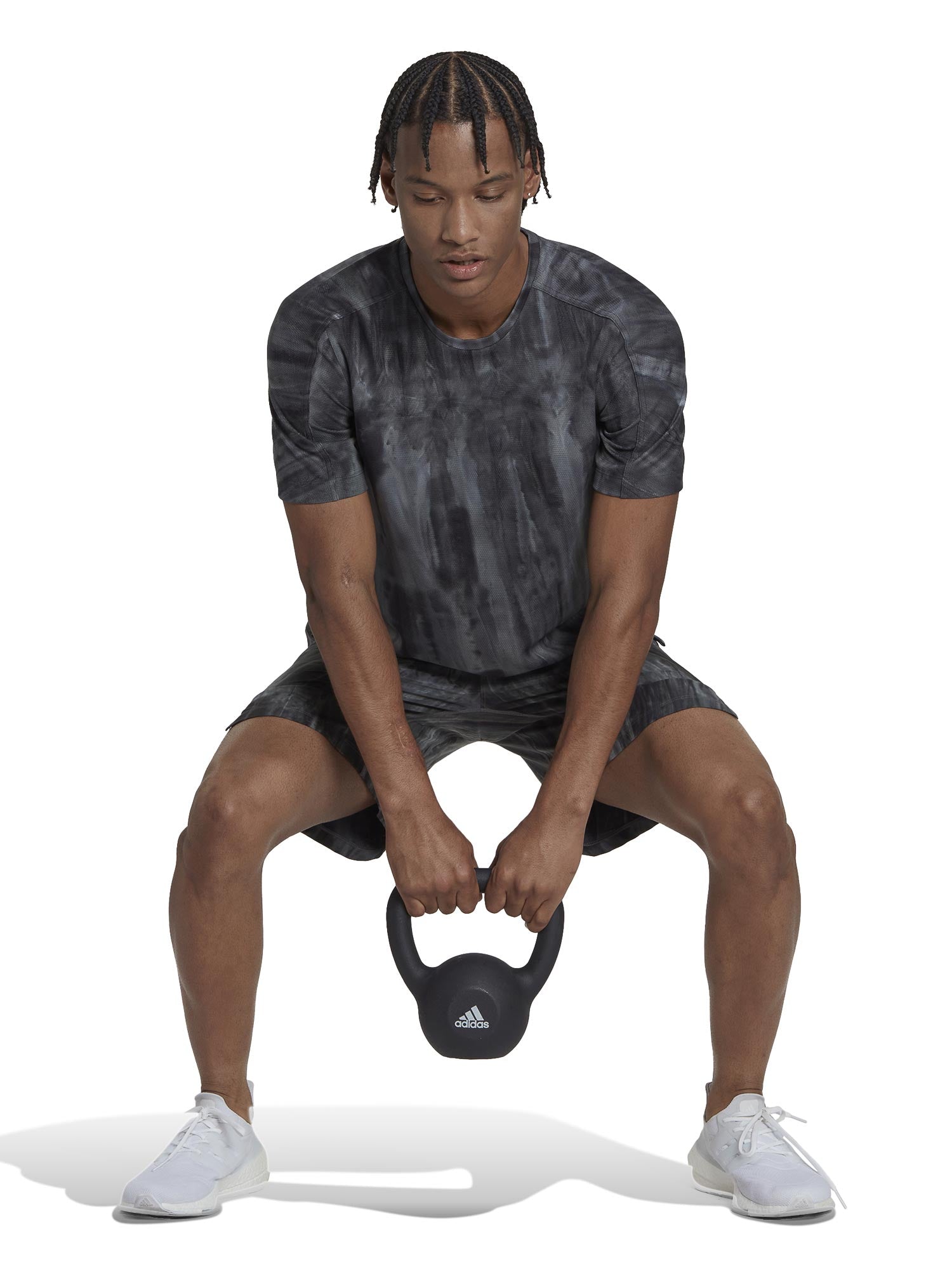 ADIDAS PERFORMANCE Тениска Workout Spray Dye