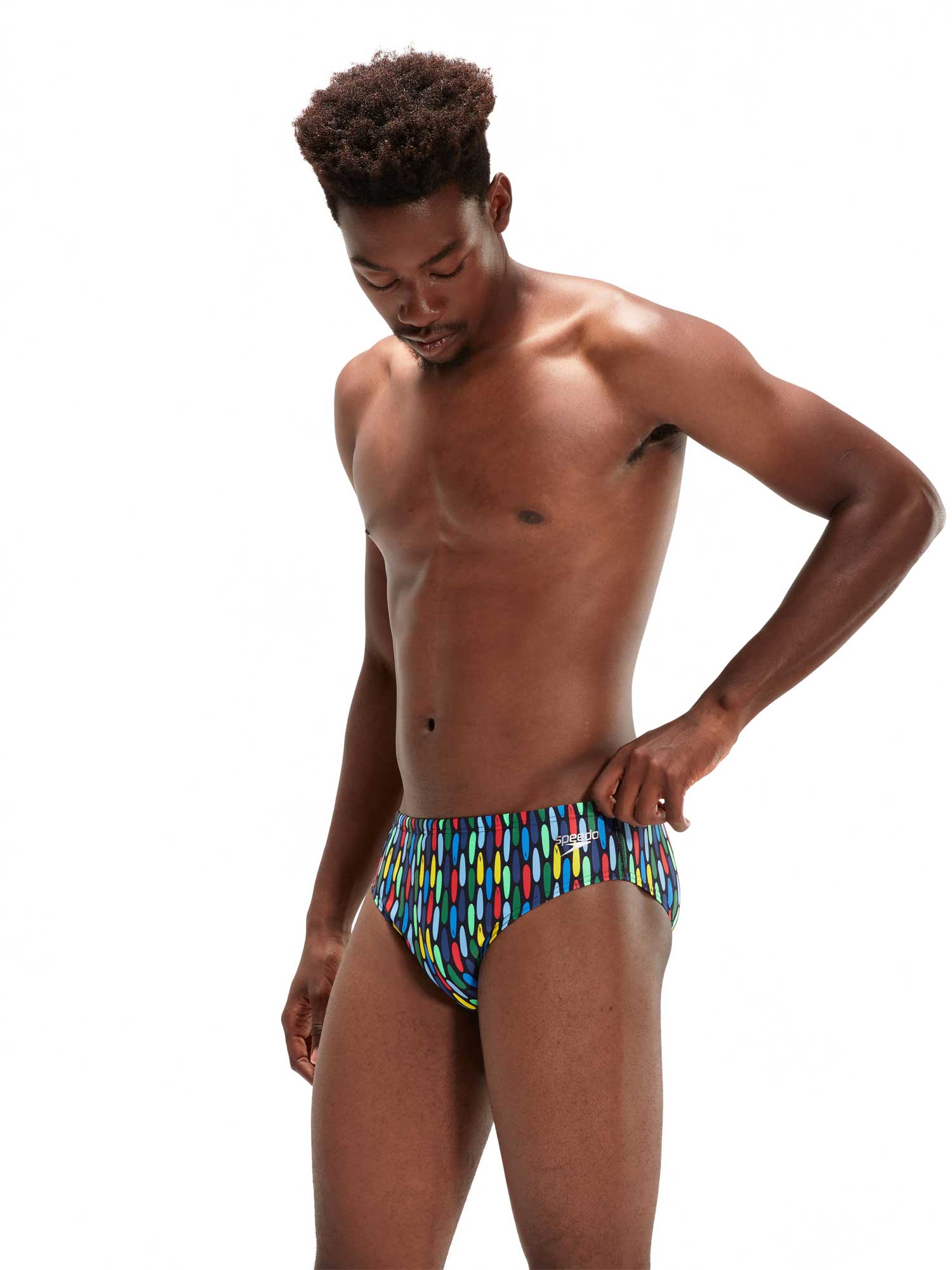 SPEEDO Бански MENS 8CM ALLOVER DIGITAL BRIEF