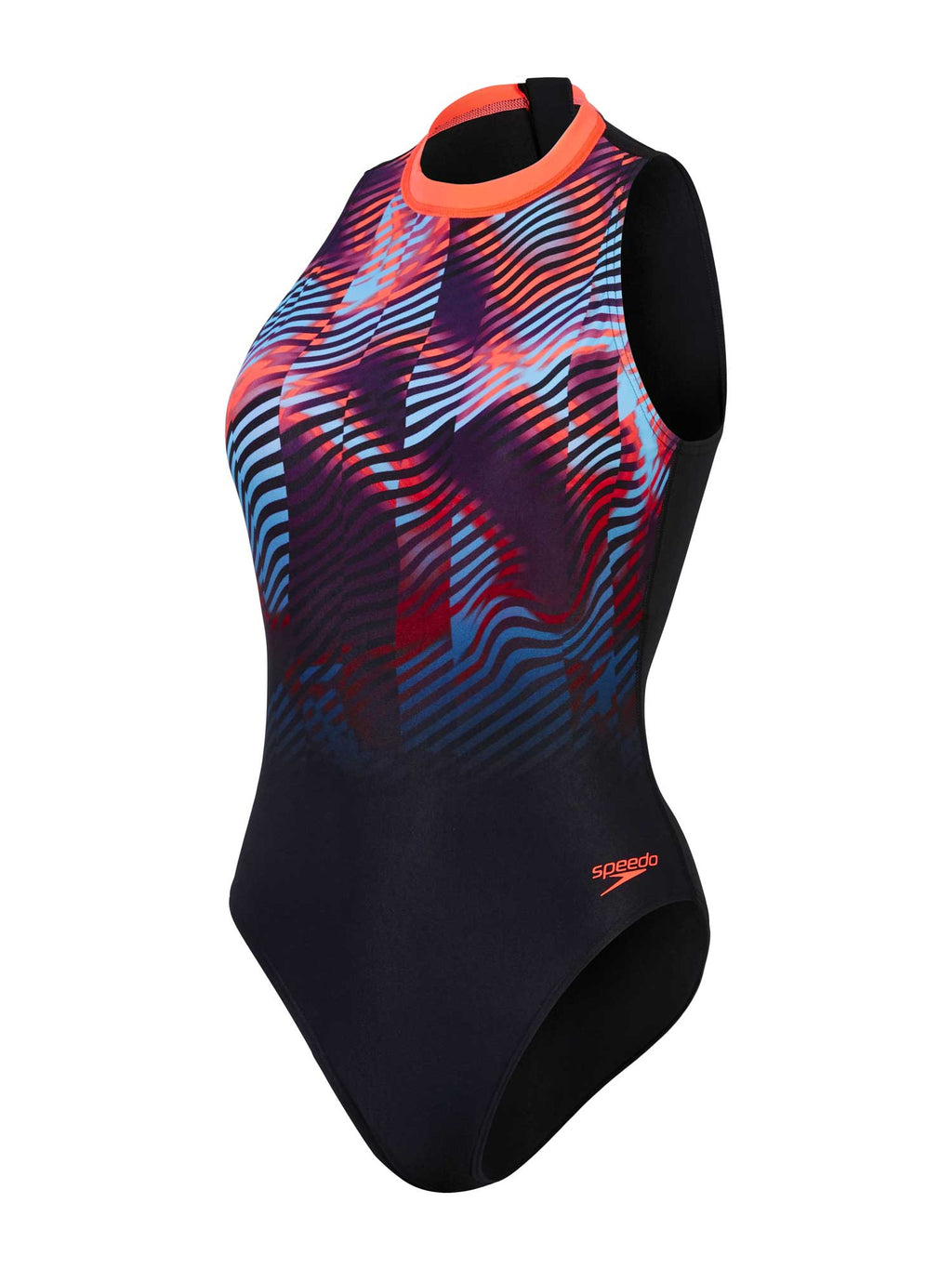 SPEEDO Цял бански WOMENS PRINTED HYDRASUIT