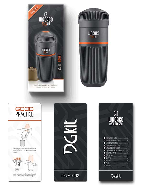 WACACO Адаптер за капсули Dolce Gusto Nanopresso DG Kit