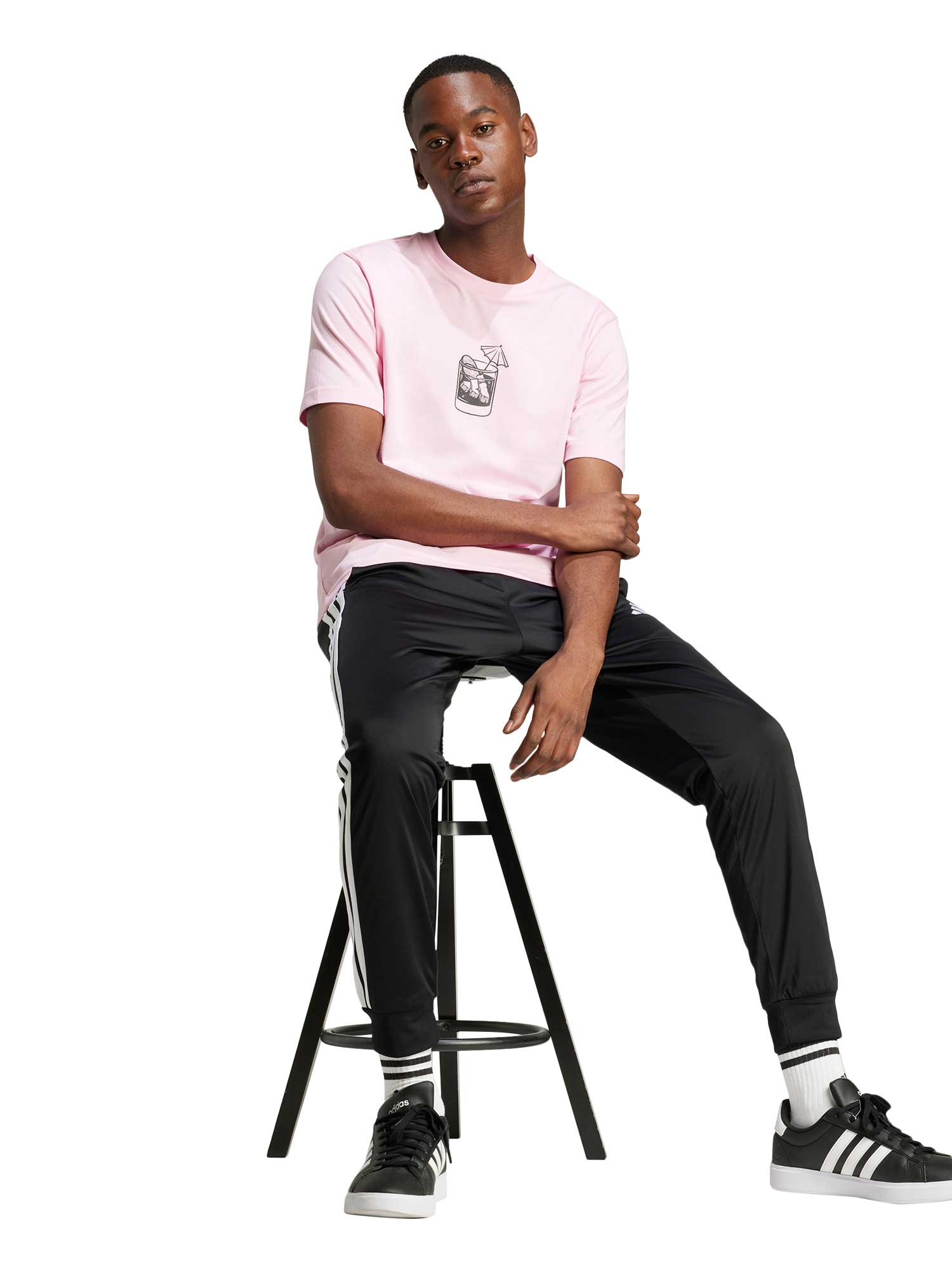 ADIDAS SPORTSWEAR Тениска Lounge Drink Graphic Tee