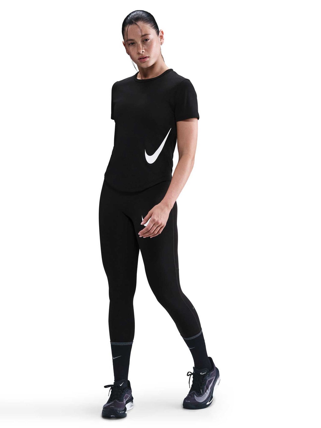 NIKE Тениска W NK TEMPO SWSH HBR DF SS TOP